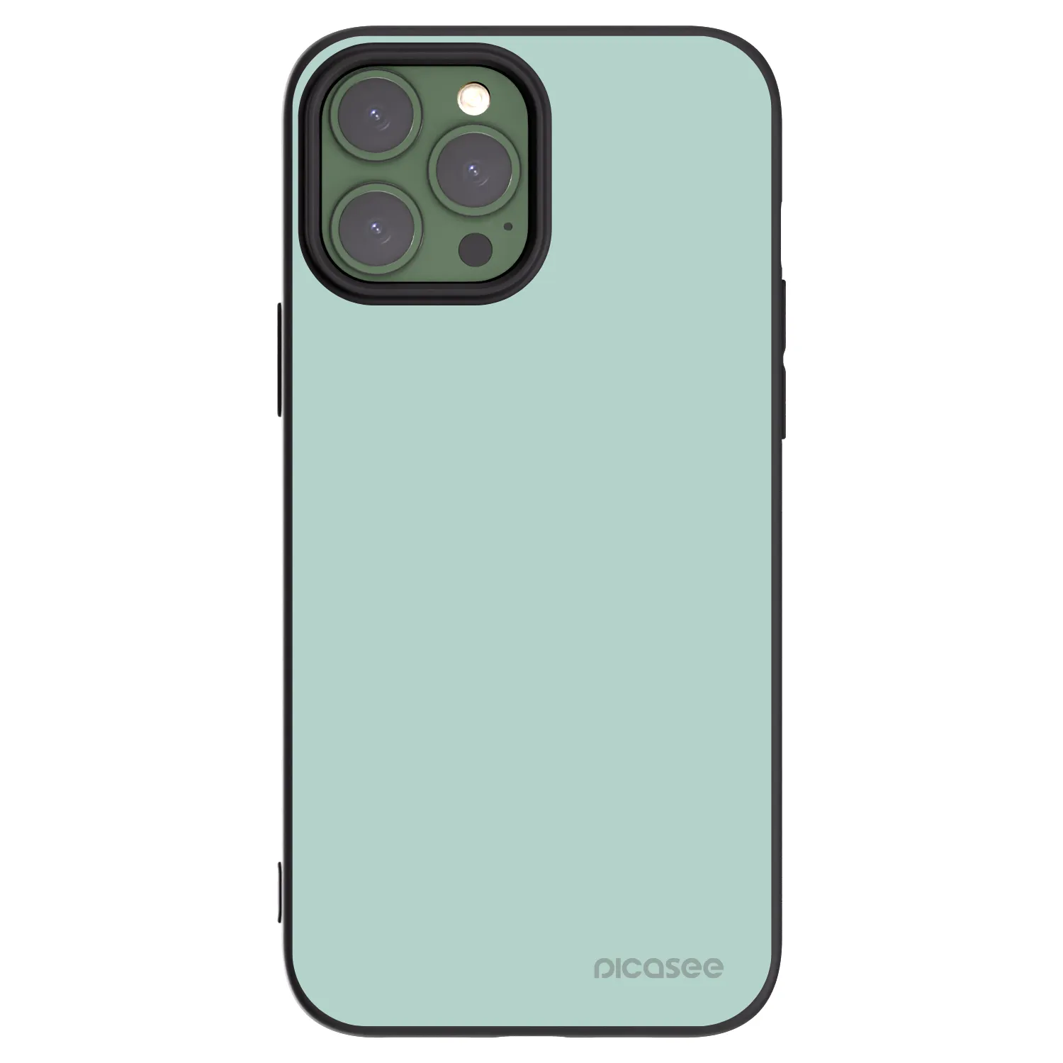 Picasee Μαύρη θήκη σιλικόνης για Apple iPhone 13 Pro Max - Pastel Charm