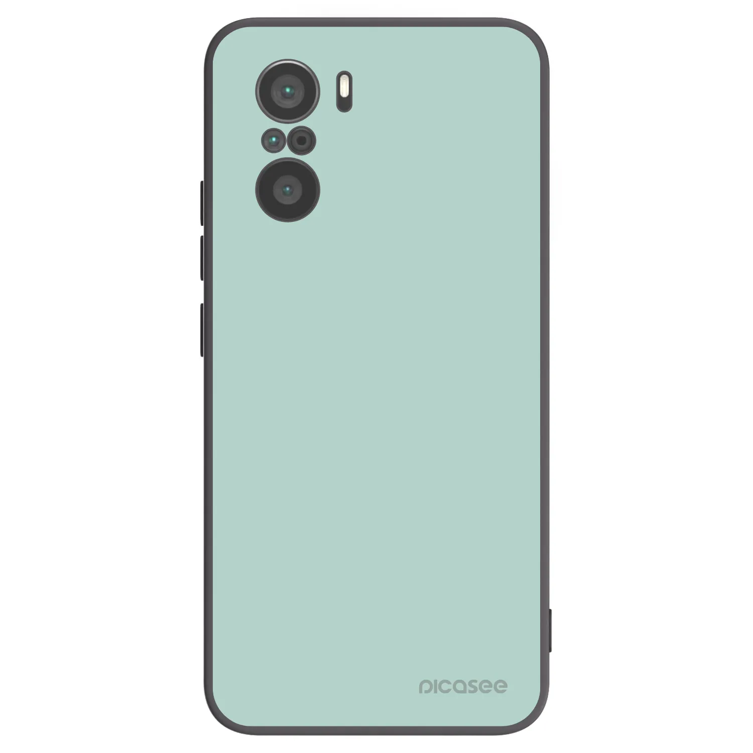Picasee Μαύρη θήκη σιλικόνης για Xiaomi Poco F3 - Pastel Charm
