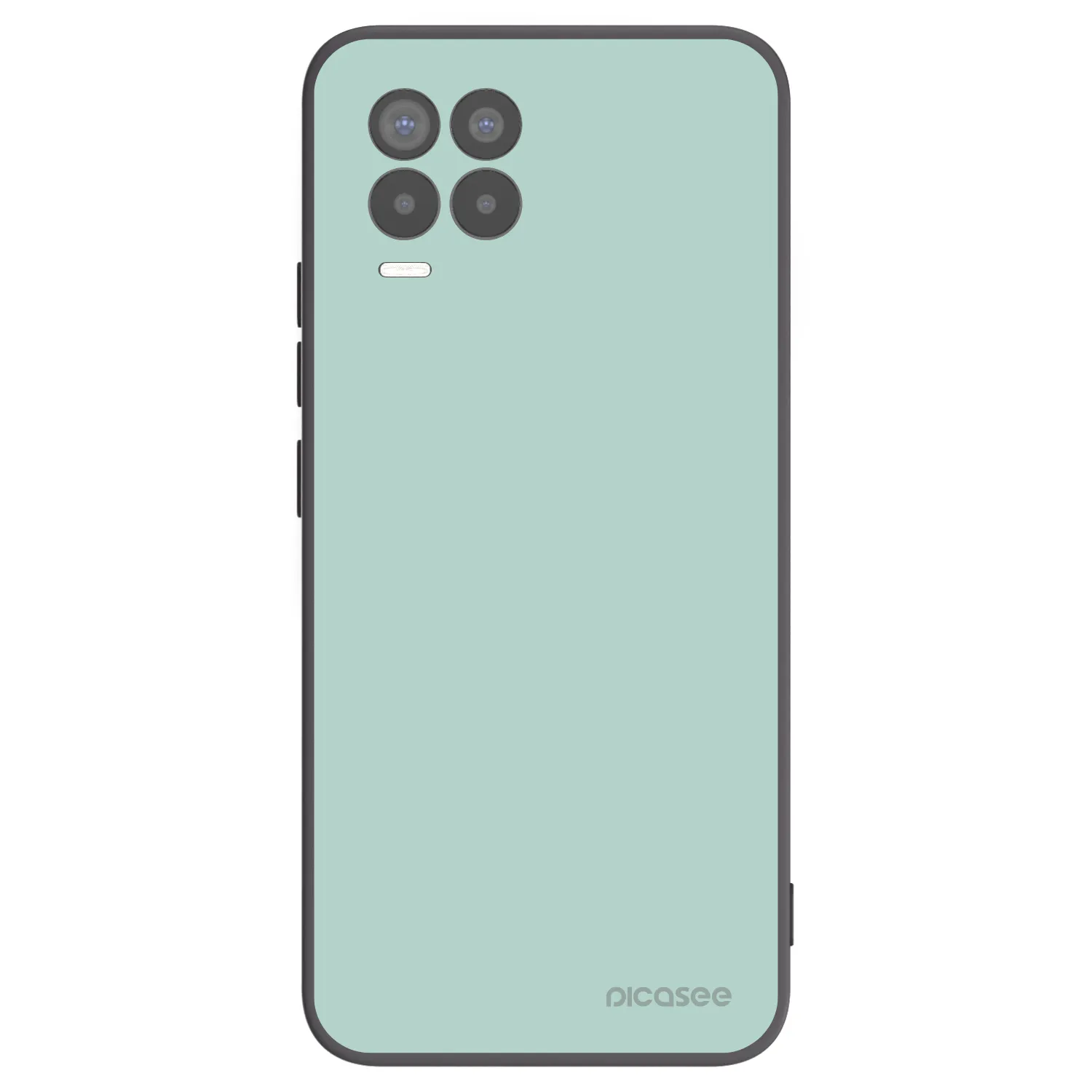Picasee Μαύρη θήκη σιλικόνης για Realme 8 Pro - Pastel Charm
