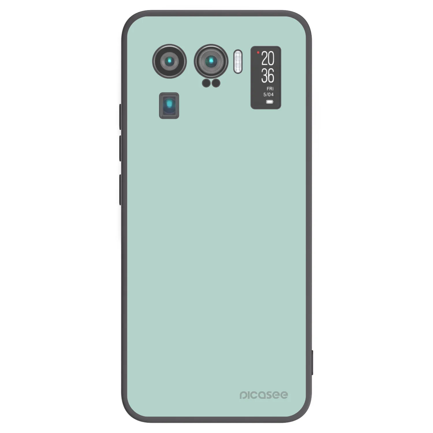 Picasee Μαύρη θήκη σιλικόνης για Xiaomi Mi 11 Ultra - Pastel Charm