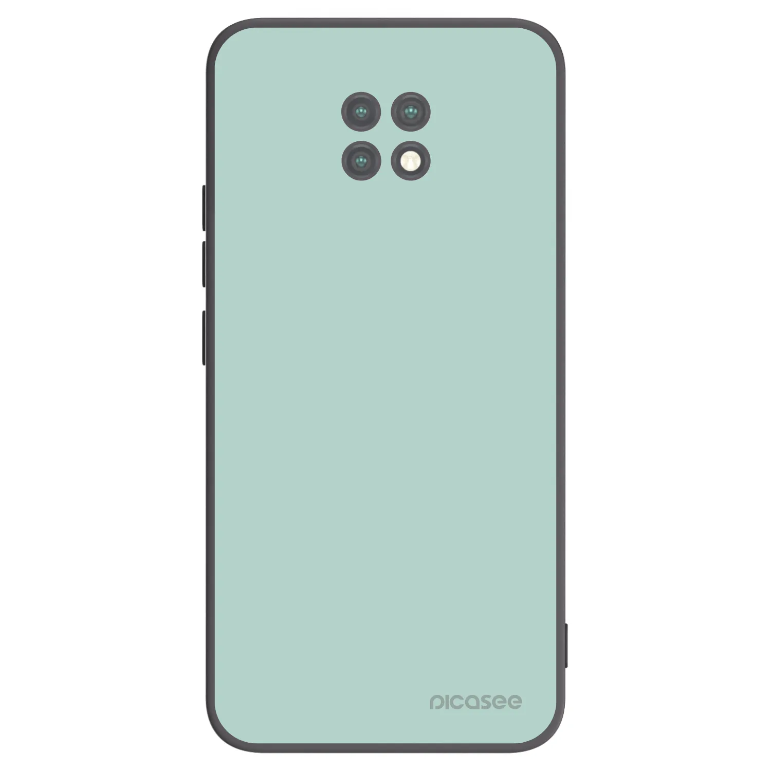Picasee Μαύρη θήκη σιλικόνης για Xiaomi Redmi Note 9T - Pastel Charm