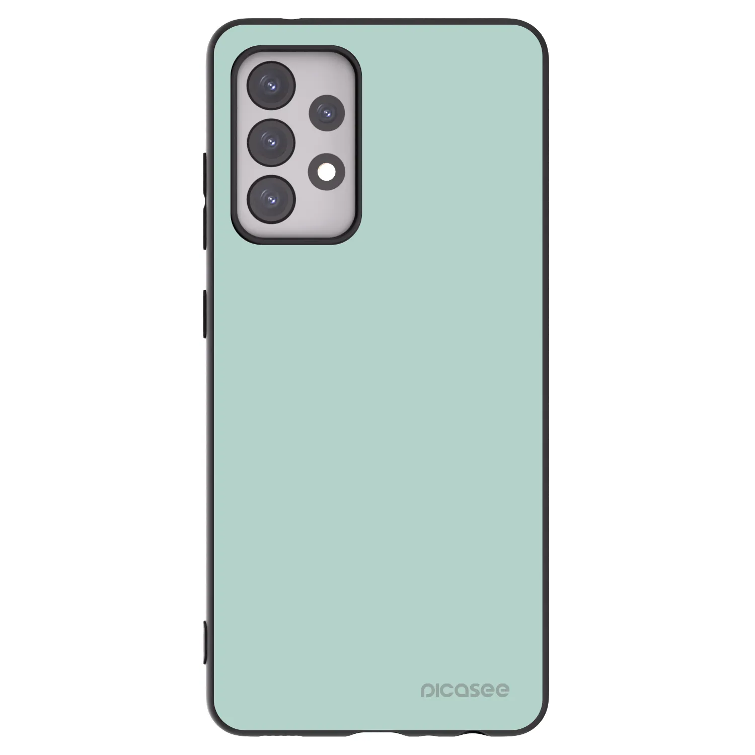 Picasee Μαύρη θήκη σιλικόνης για Samsung Galaxy A52s 5G A528B - Pastel Charm