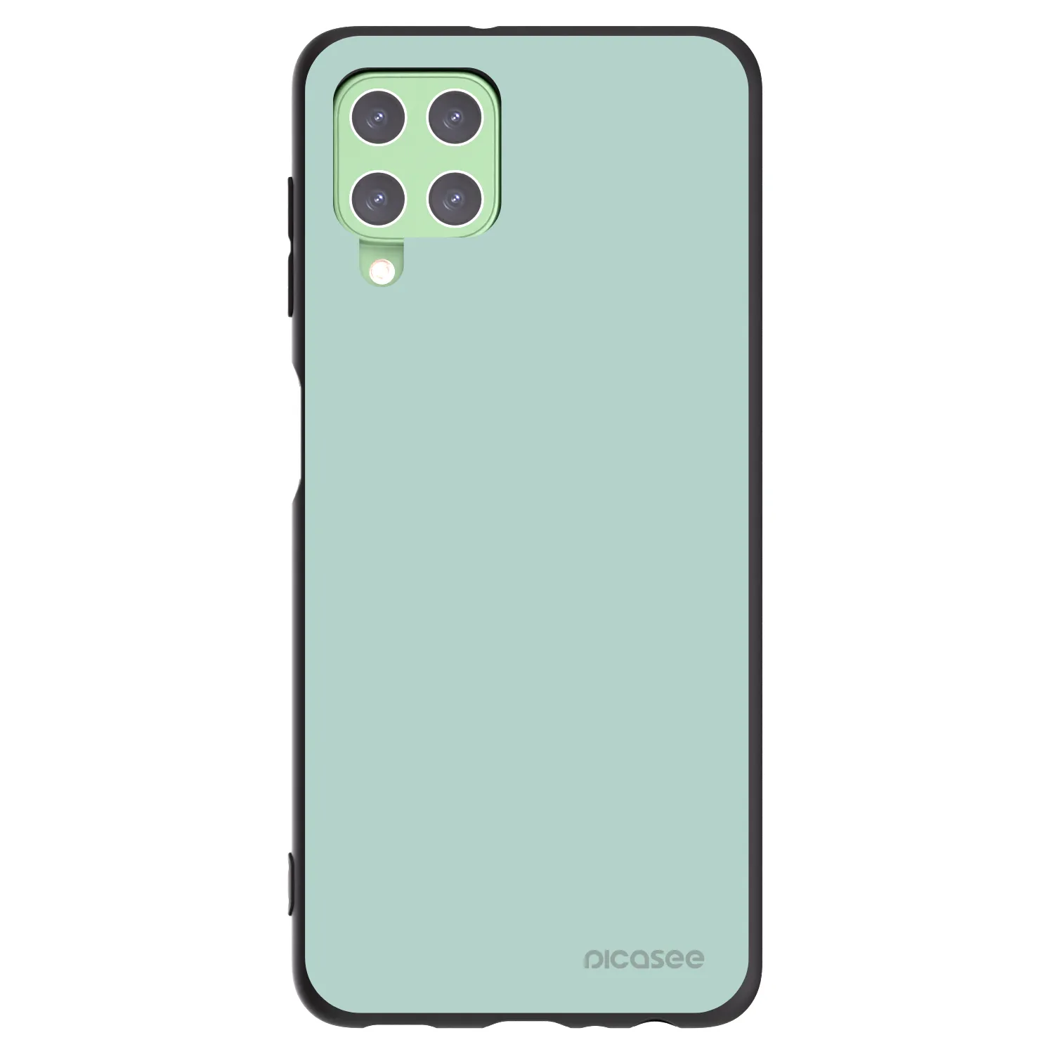 Picasee Μαύρη θήκη σιλικόνης για Samsung Galaxy A22 A225F 4G - Pastel Charm