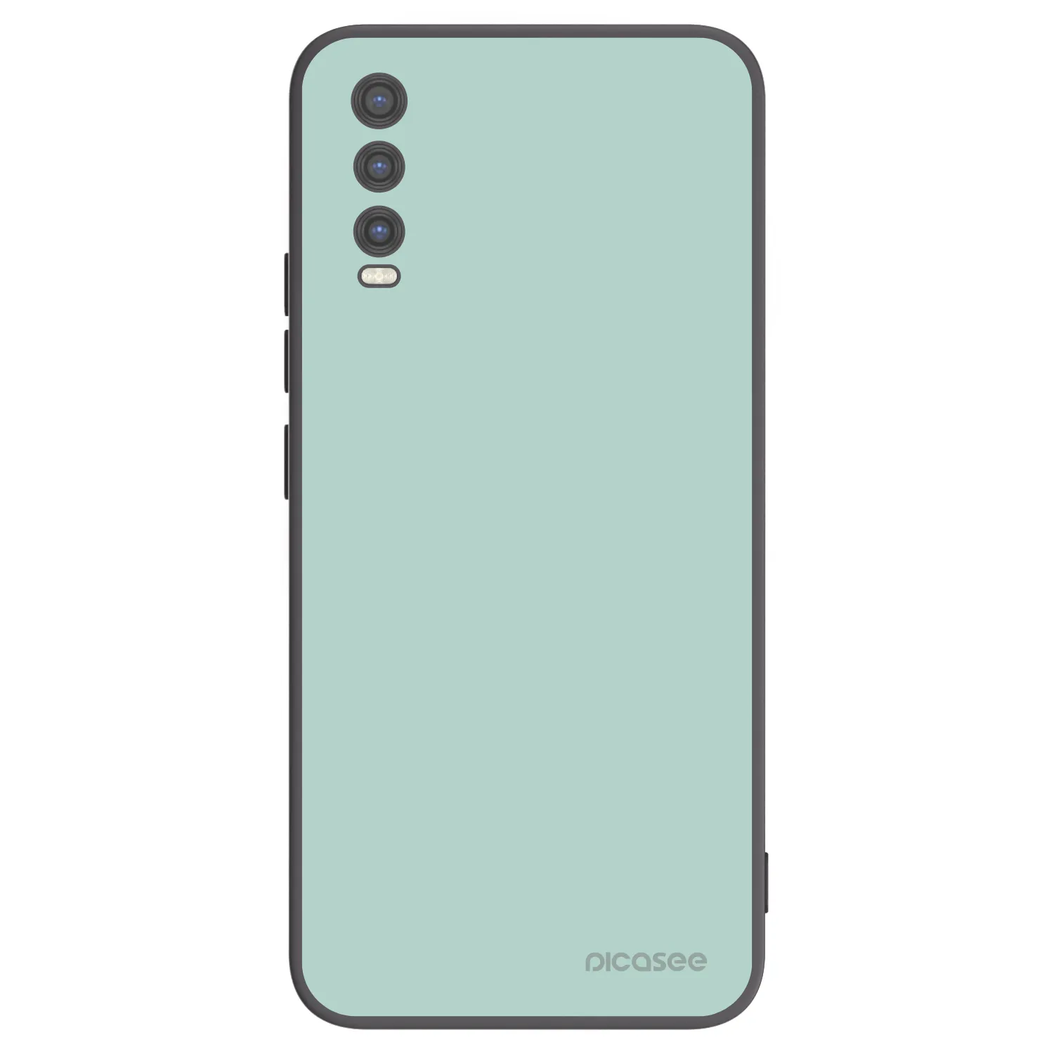 Picasee Μαύρη θήκη σιλικόνης για Vivo Y20s - Pastel Charm