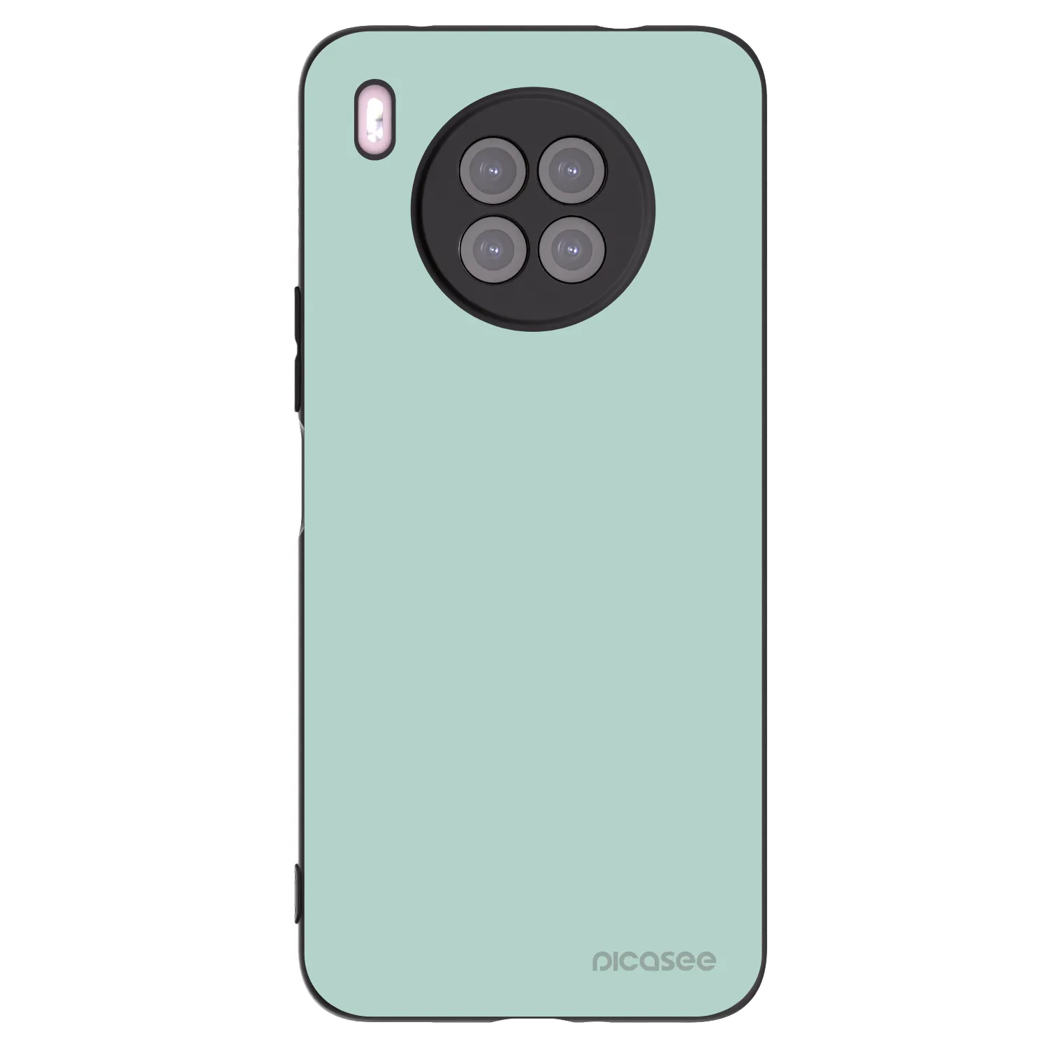 Picasee Μαύρη θήκη σιλικόνης για Huawei Nova 8i - Pastel Charm