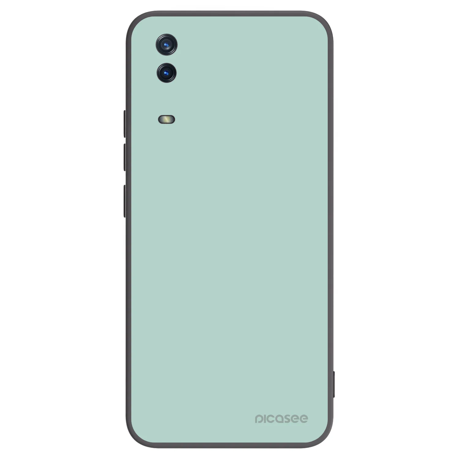 Picasee Μαύρη θήκη σιλικόνης για Vivo Y11s - Pastel Charm