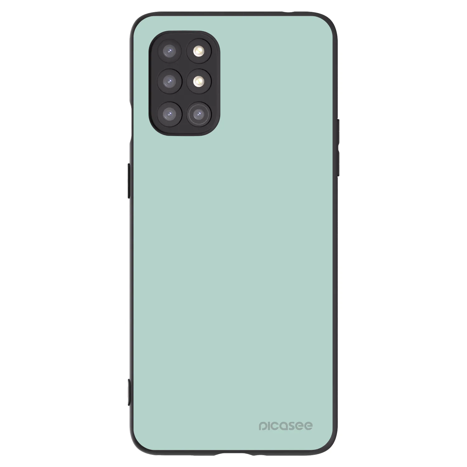 Picasee Μαύρη θήκη σιλικόνης για OnePlus 8T - Pastel Charm