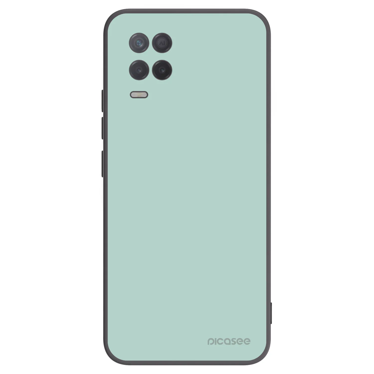 Picasee Μαύρη θήκη σιλικόνης για Realme 8 5G - Pastel Charm