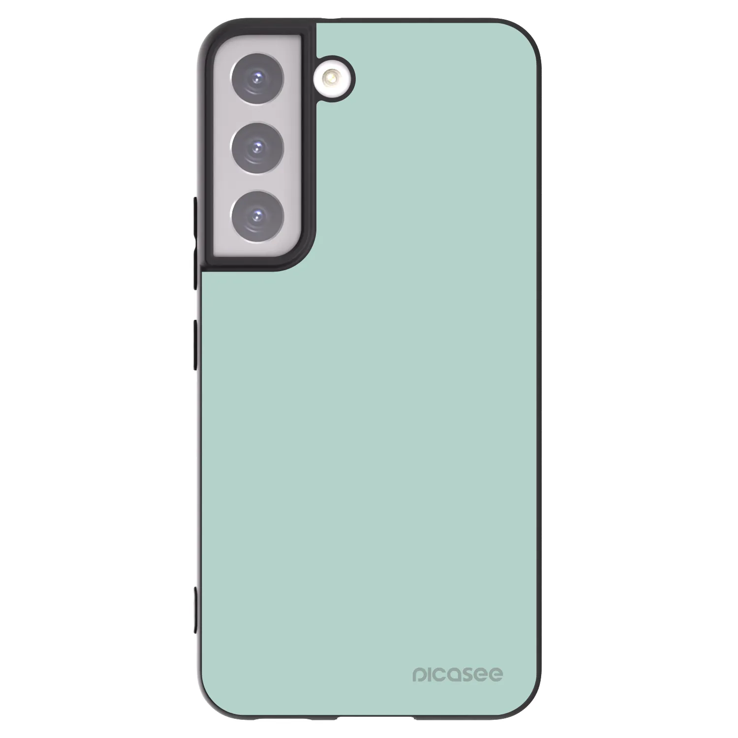 Picasee Μαύρη θήκη σιλικόνης για Samsung Galaxy S22 5G - Pastel Charm