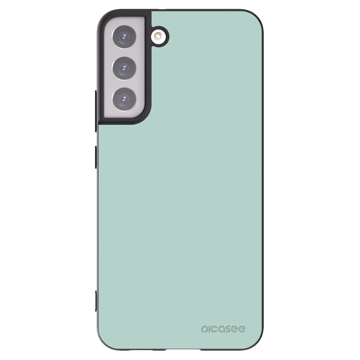 Picasee Μαύρη θήκη σιλικόνης για Samsung Galaxy S22+ 5G - Pastel Charm