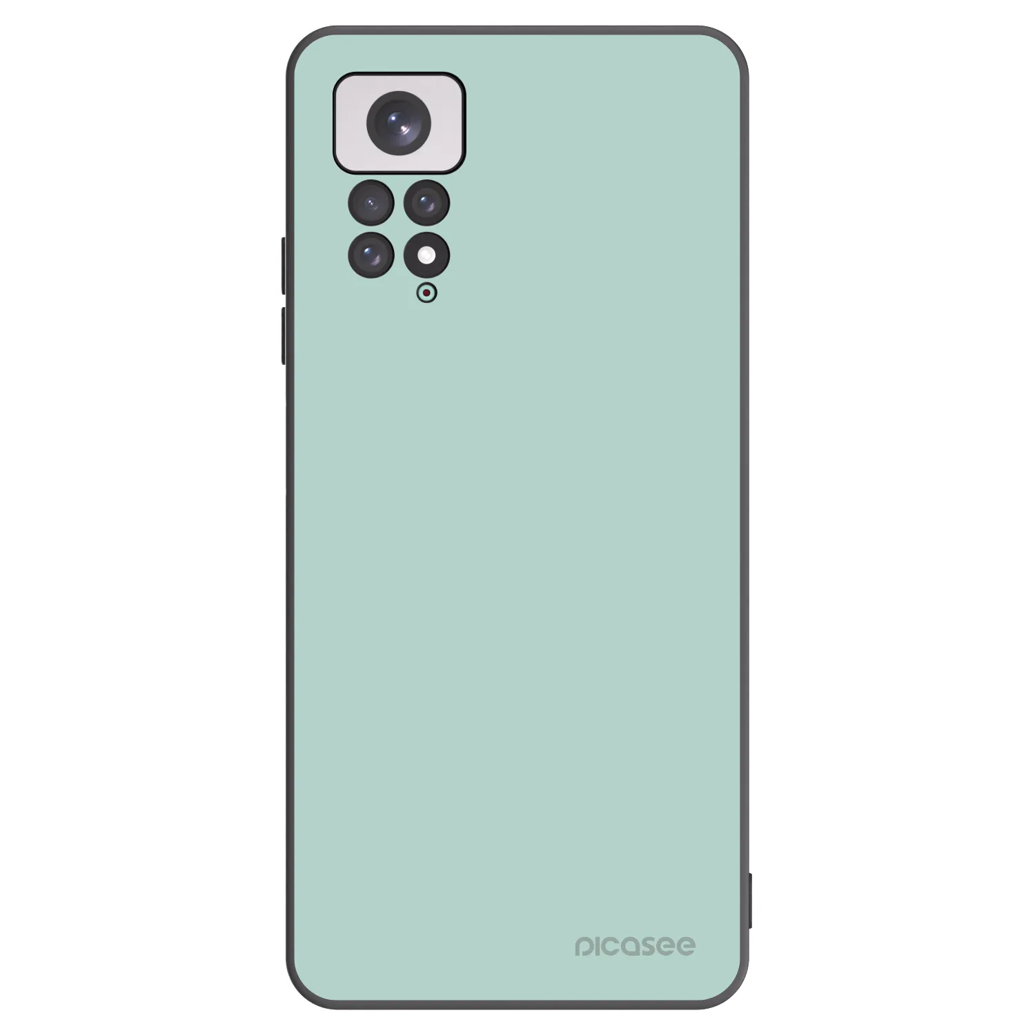Picasee Μαύρη θήκη σιλικόνης για Xiaomi Redmi Note 11 - Pastel Charm