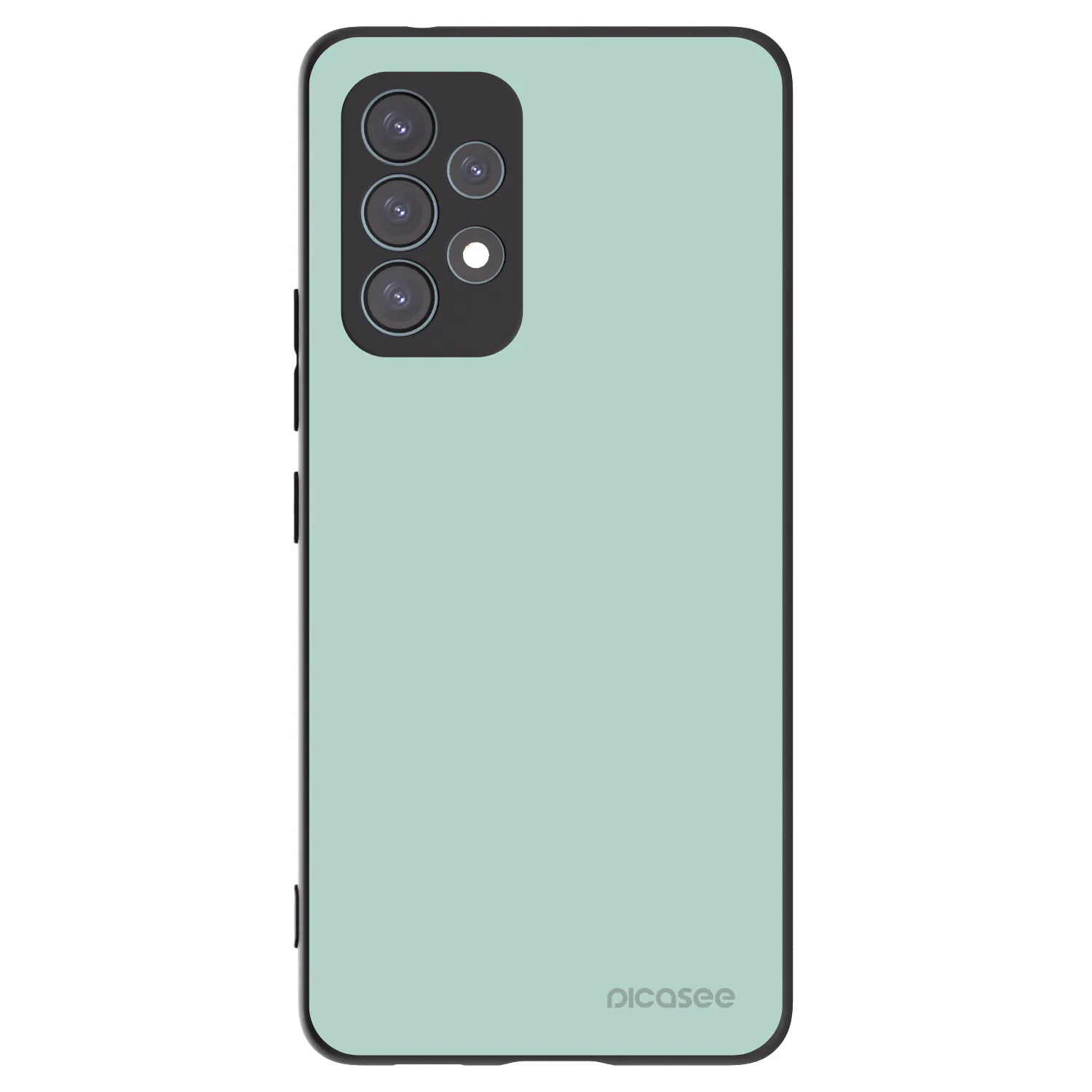 Picasee Μαύρη θήκη σιλικόνης για Samsung Galaxy A53 5G A536 - Pastel Charm