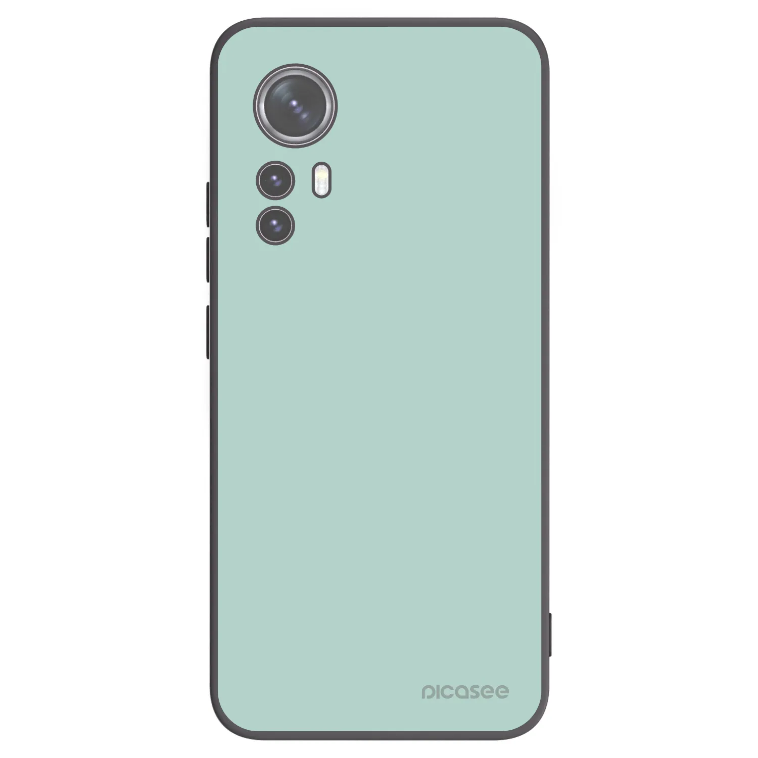 Picasee Μαύρη θήκη σιλικόνης για Xiaomi 12 - Pastel Charm