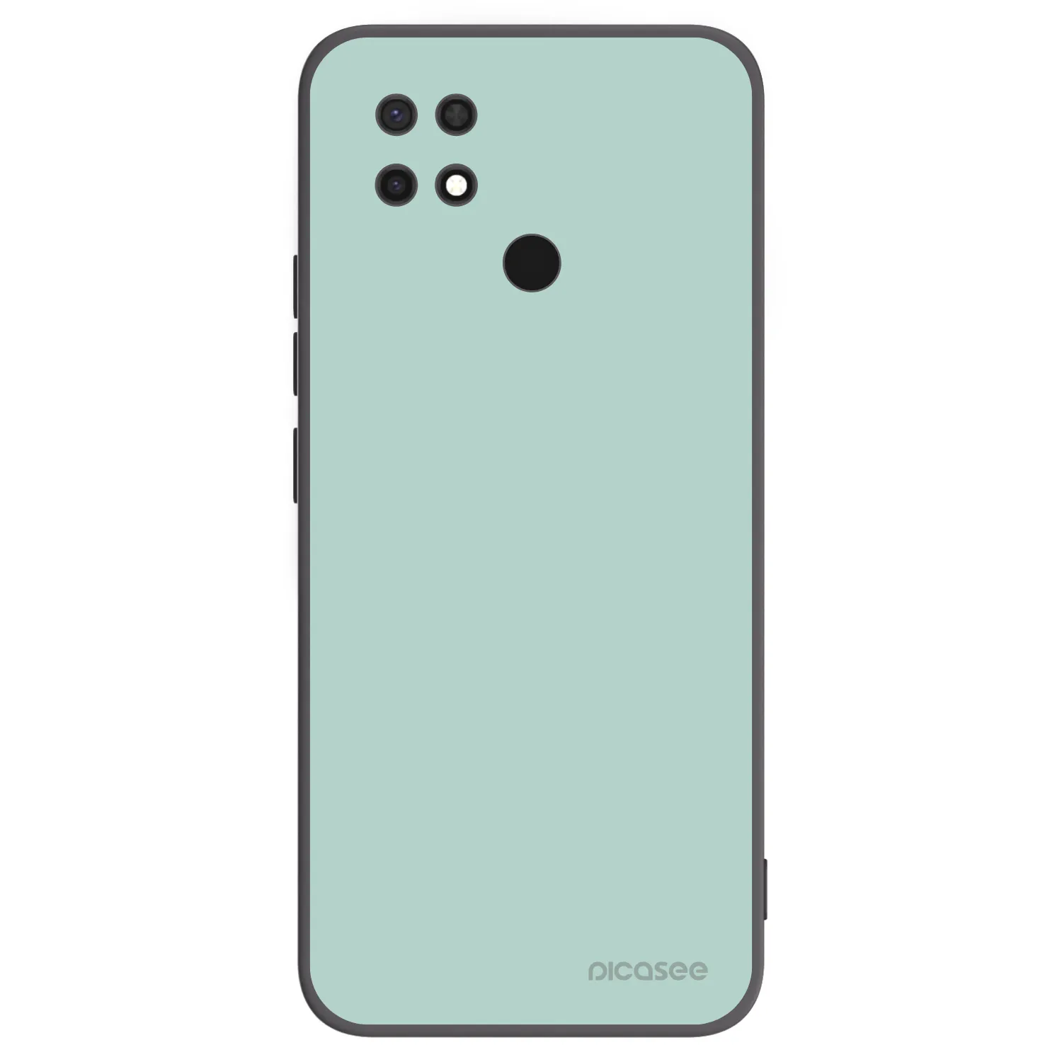 Picasee Μαύρη θήκη σιλικόνης για Xiaomi Redmi 10C - Pastel Charm