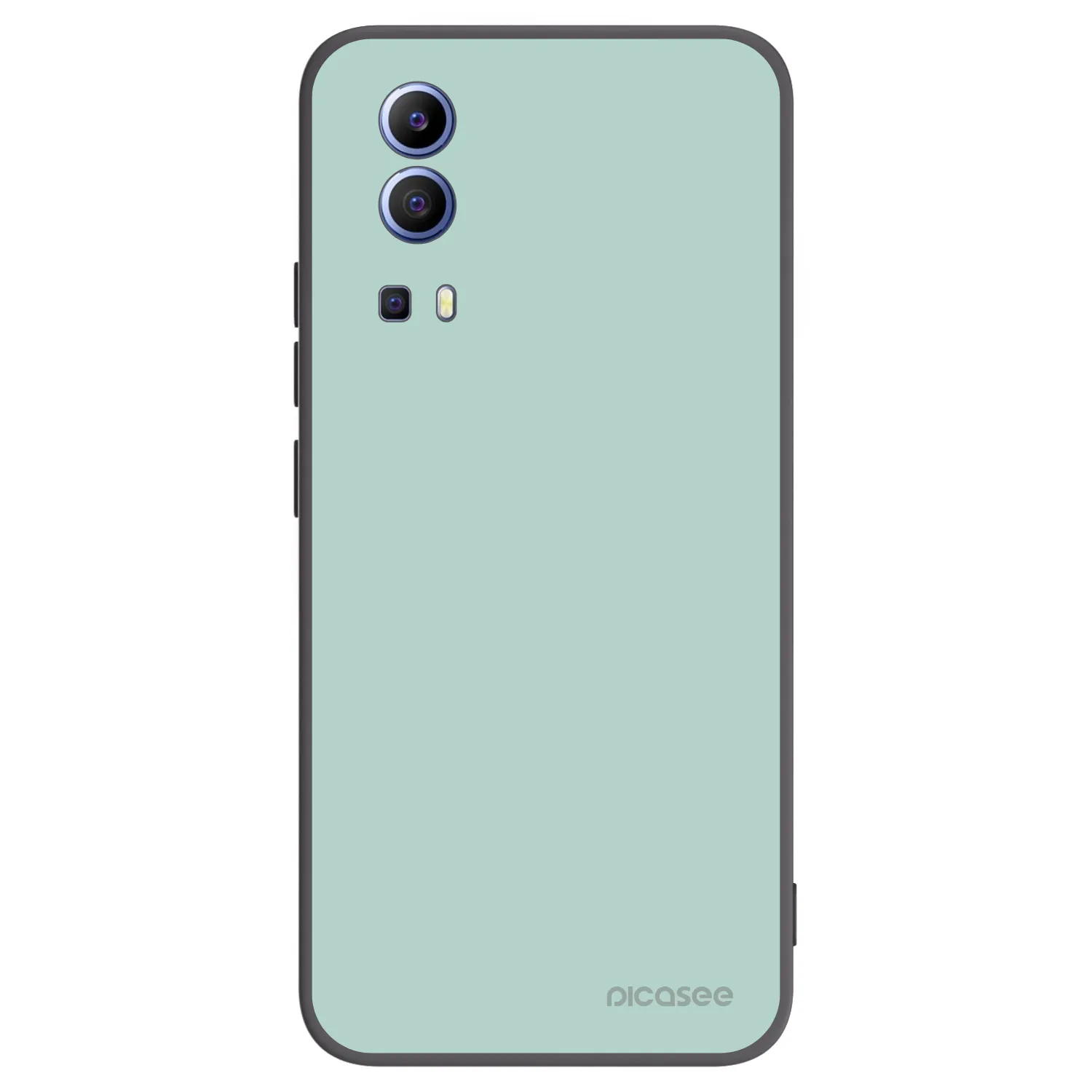 Picasee Μαύρη θήκη σιλικόνης για Vivo Y52 5G - Pastel Charm