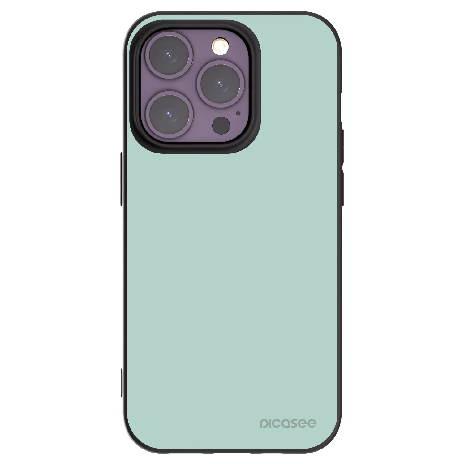 Picasee Μαύρη θήκη σιλικόνης για Apple iPhone 14 Pro - Pastel Charm
