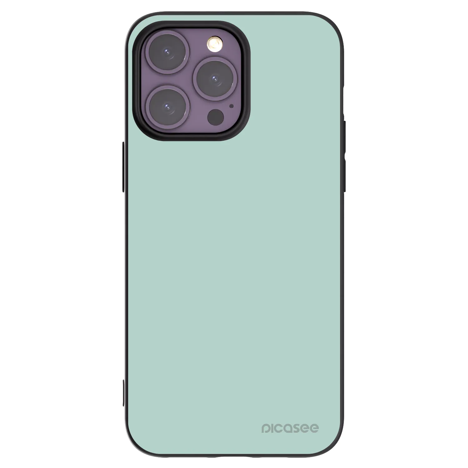 Picasee Μαύρη θήκη σιλικόνης για Apple iPhone 14 Pro Max - Pastel Charm