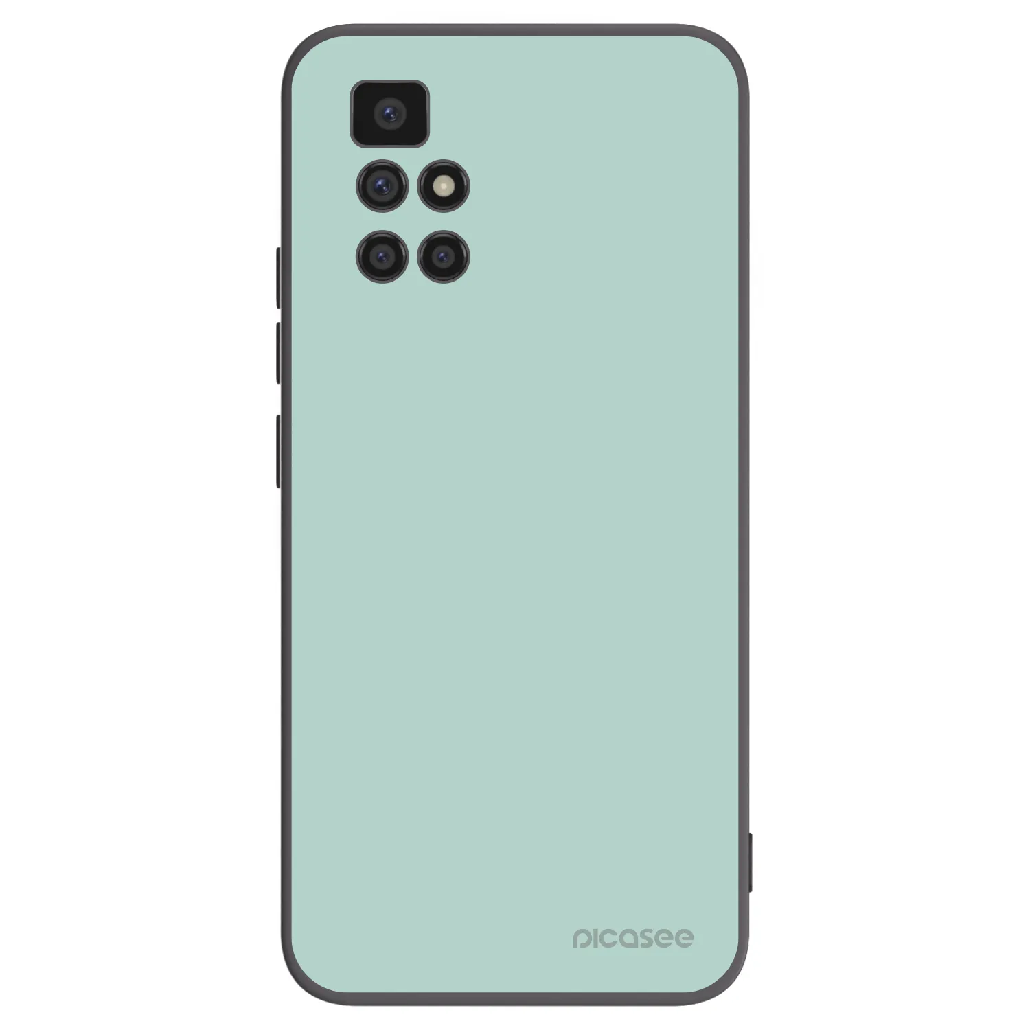 Picasee Μαύρη θήκη σιλικόνης για Xiaomi Redmi 10 (2022) - Pastel Charm