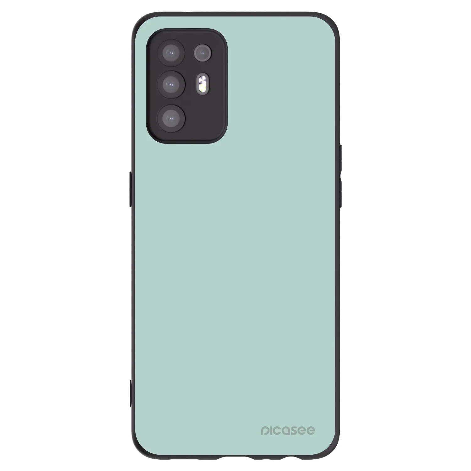 Picasee Μαύρη θήκη σιλικόνης για OPPO A94 5G - Pastel Charm