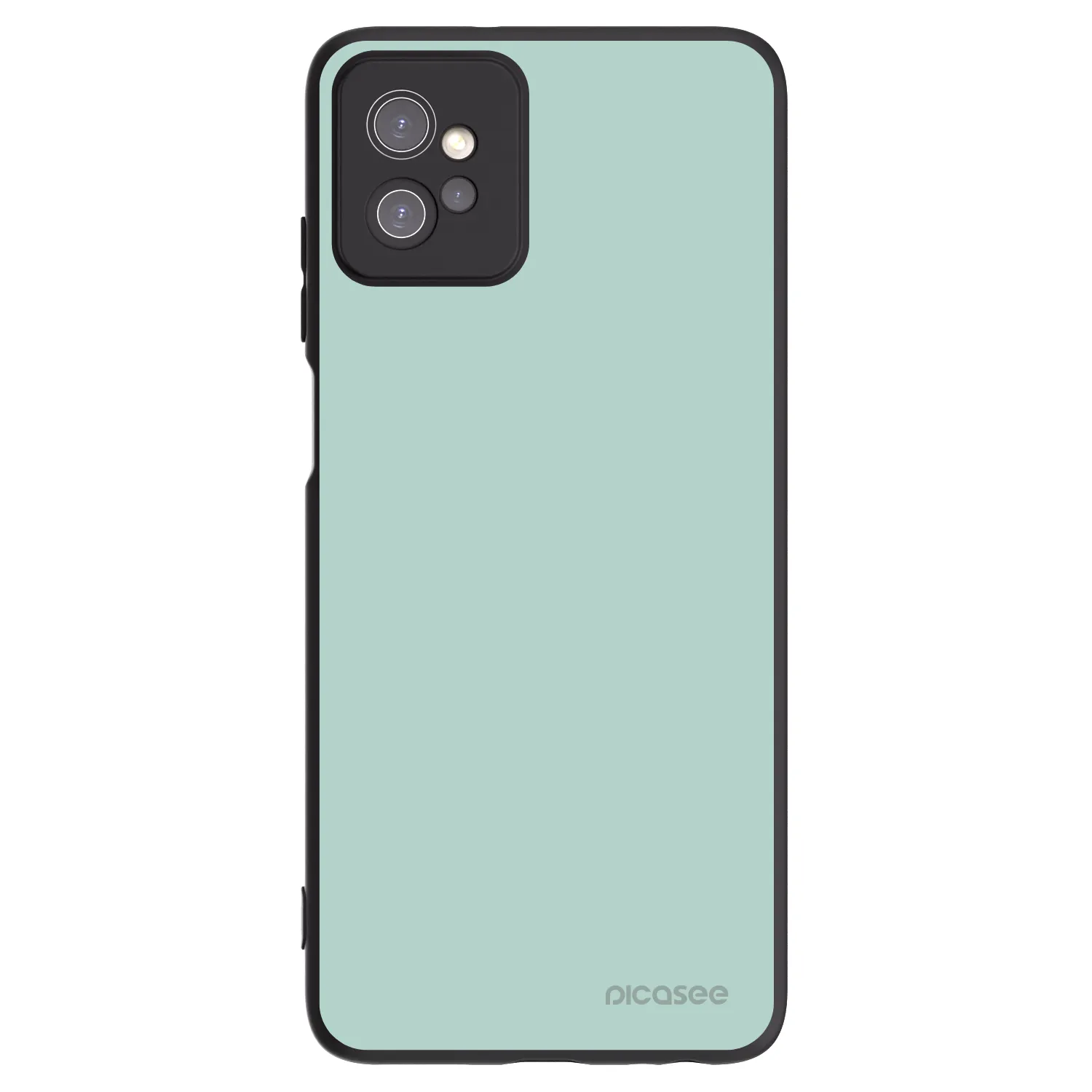 Picasee Μαύρη θήκη σιλικόνης για Motorola Moto G32 - Pastel Charm