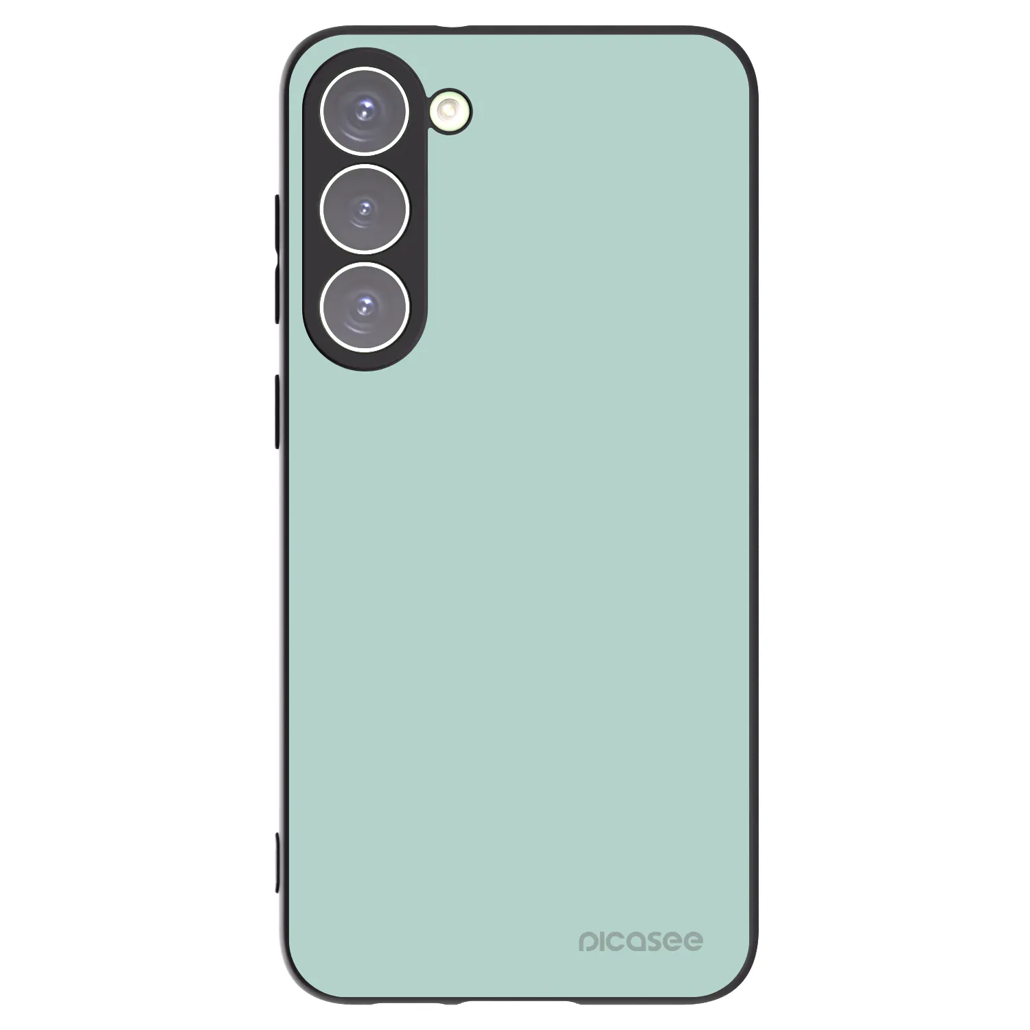 Picasee Μαύρη θήκη σιλικόνης για Samsung Galaxy S23+ 5G - Pastel Charm