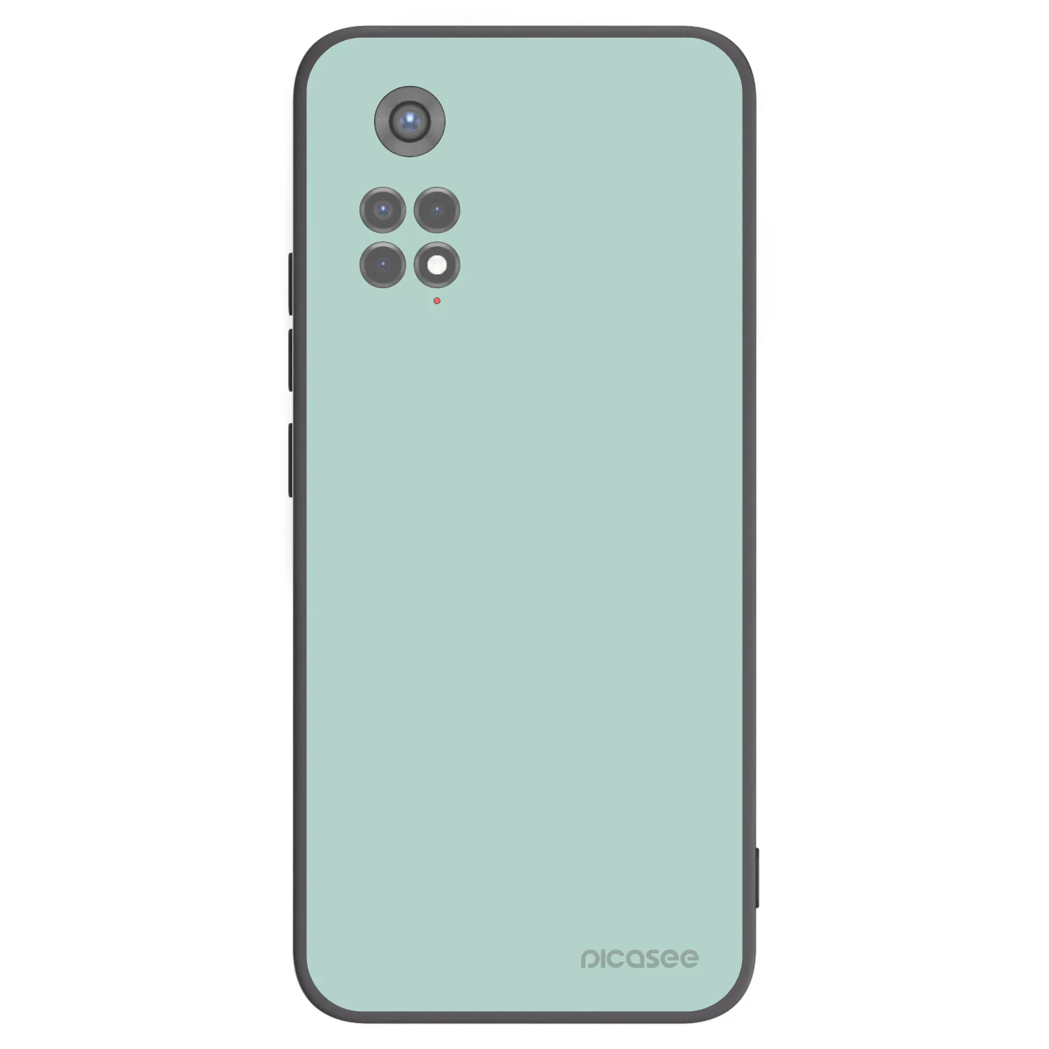Picasee Μαύρη θήκη σιλικόνης για Xiaomi Redmi Note 11S 5G - Pastel Charm