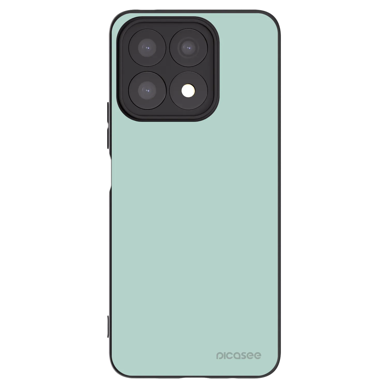 Picasee Μαύρη θήκη σιλικόνης για Honor X8a - Pastel Charm