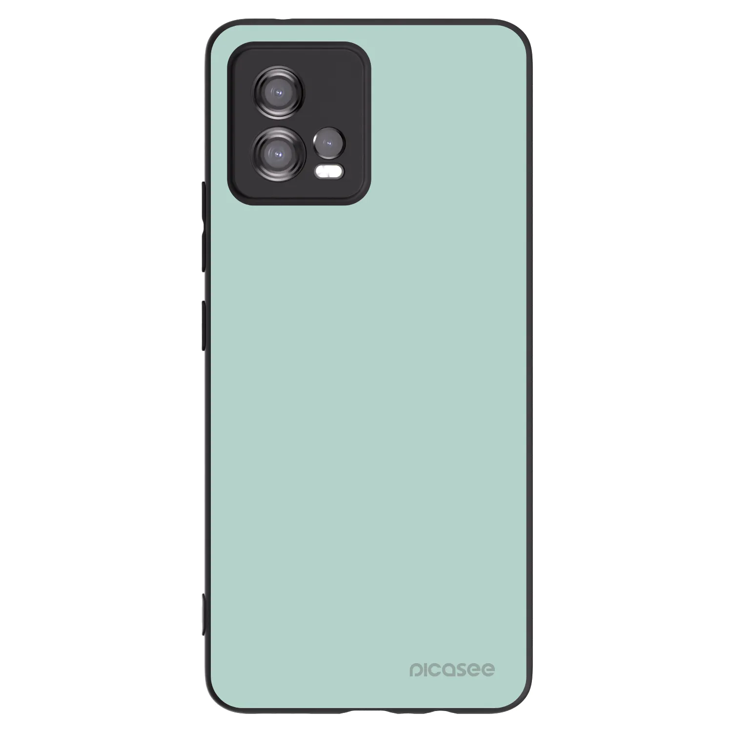 Picasee Μαύρη θήκη σιλικόνης για Motorola Moto G72 - Pastel Charm