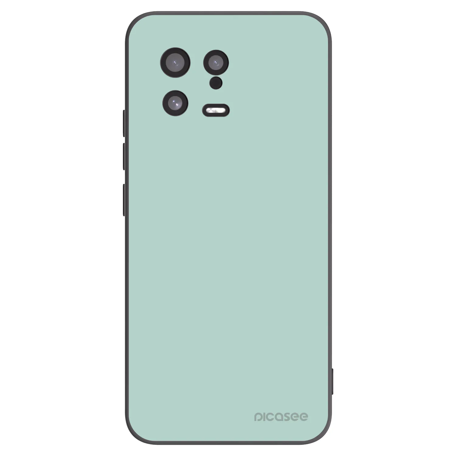 Picasee Μαύρη θήκη σιλικόνης για Xiaomi 13 - Pastel Charm