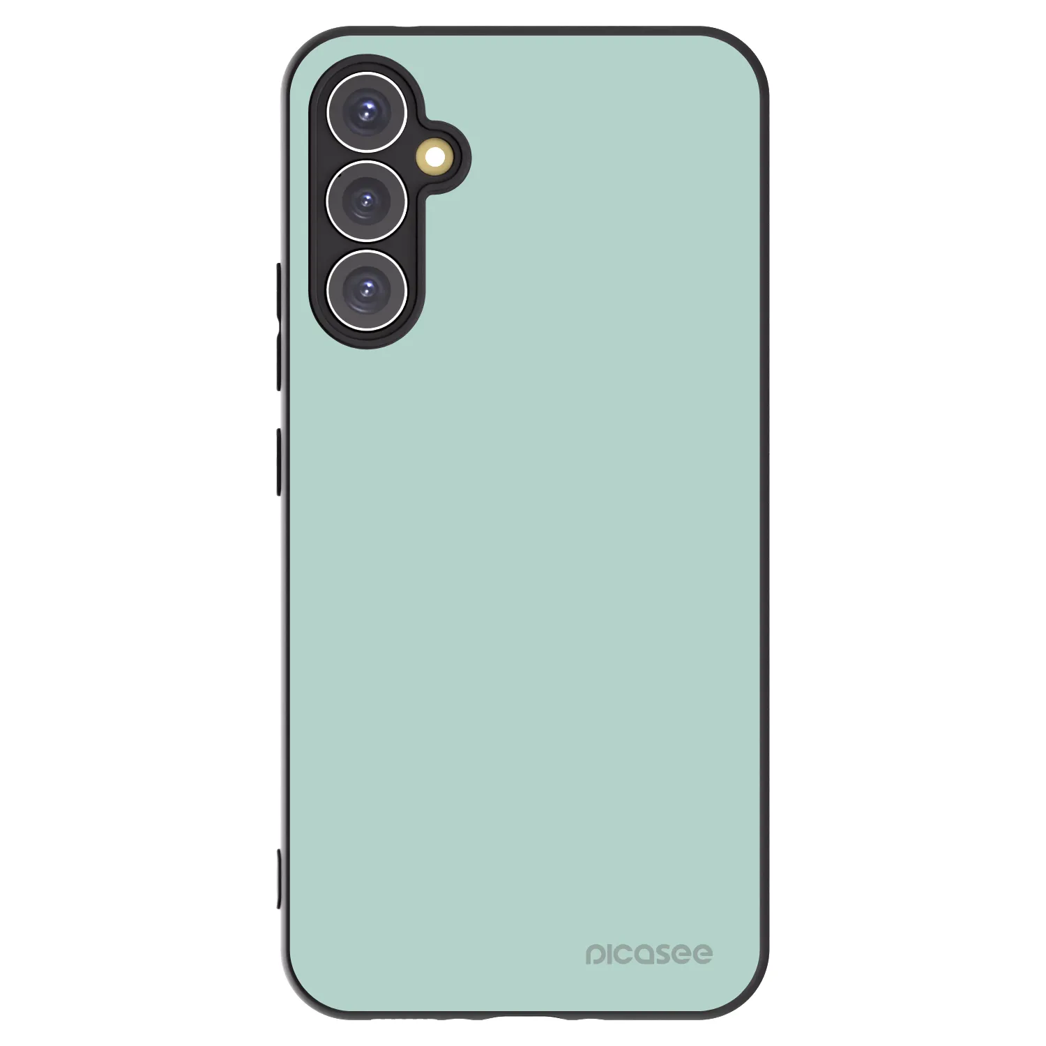 Picasee Μαύρη θήκη σιλικόνης για Samsung Galaxy A34 5G A346B - Pastel Charm