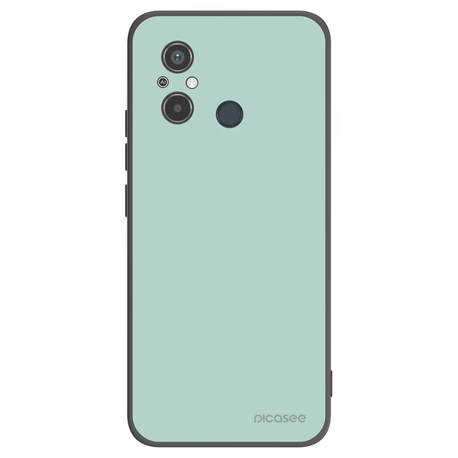 Picasee Μαύρη θήκη σιλικόνης για Xiaomi Redmi 12C - Pastel Charm