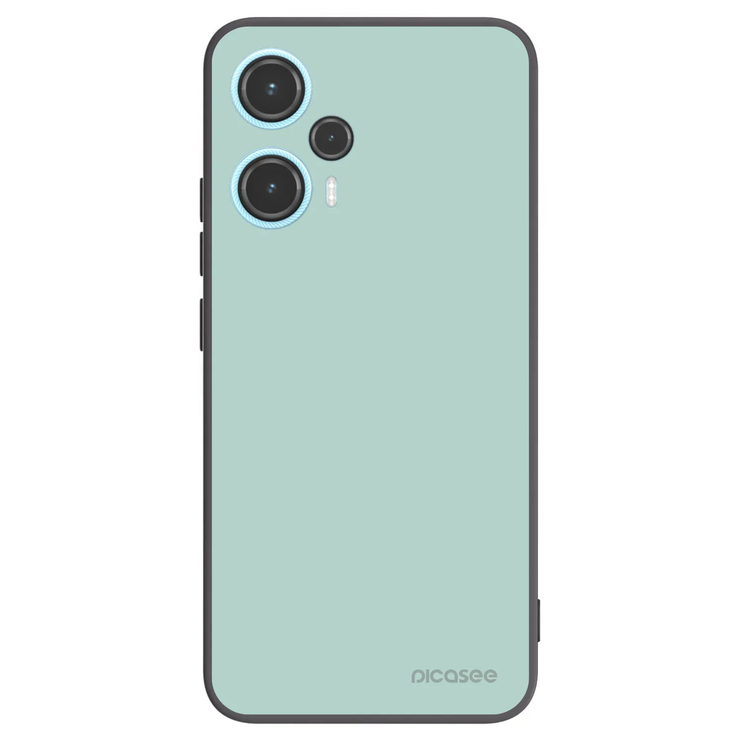 Picasee Μαύρη θήκη σιλικόνης για Xiaomi Poco F5 - Pastel Charm