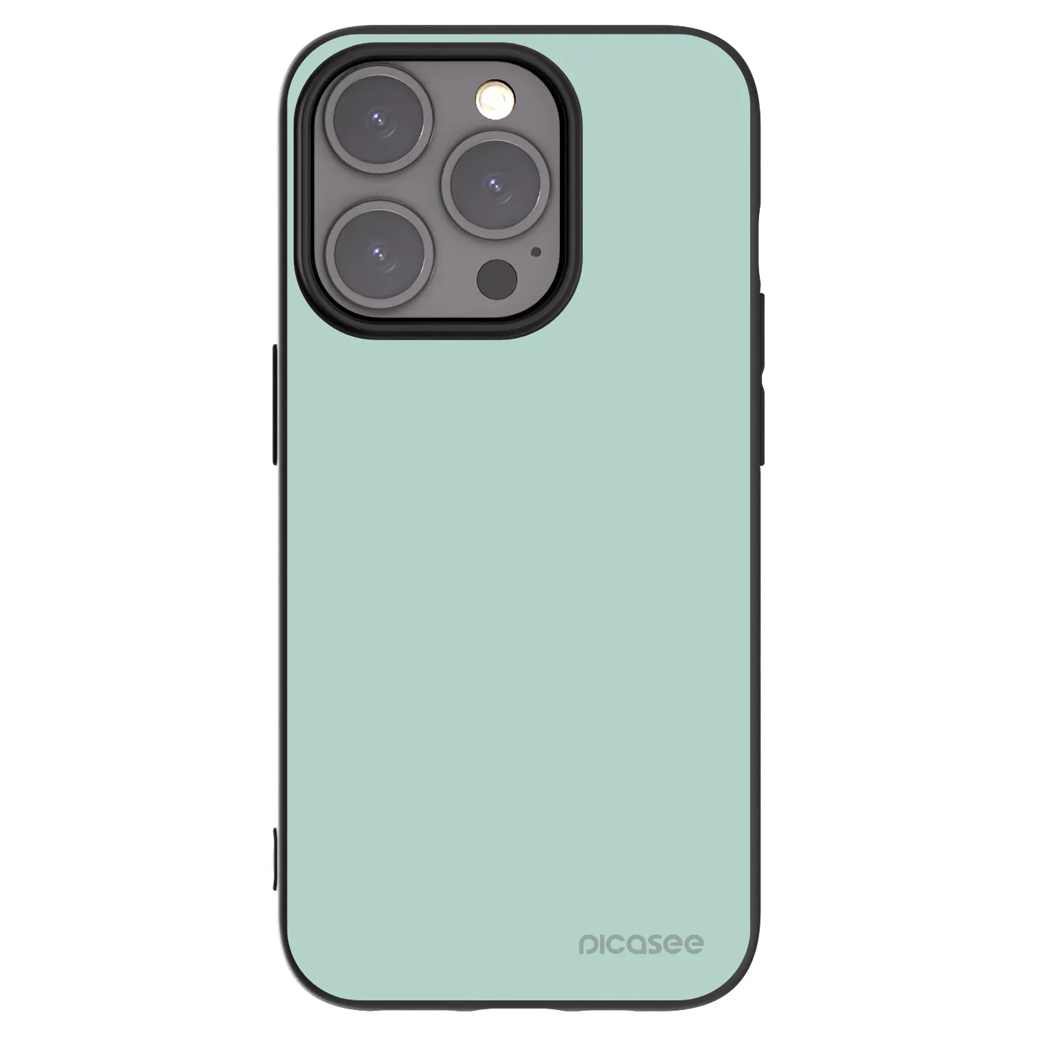 Picasee Μαύρη θήκη σιλικόνης για Apple iPhone 15 Pro - Pastel Charm