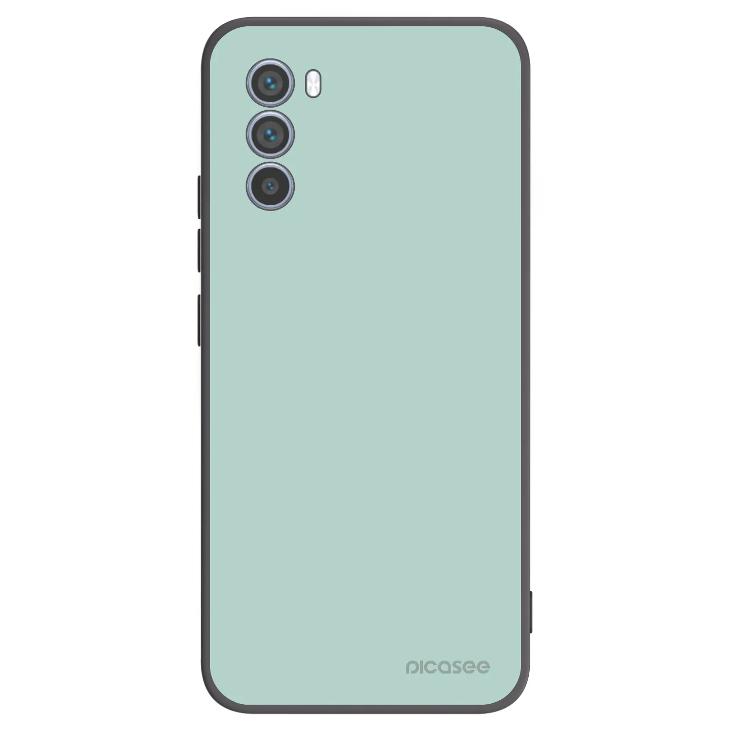 Picasee Μαύρη θήκη σιλικόνης για Motorola Moto G62 - Pastel Charm