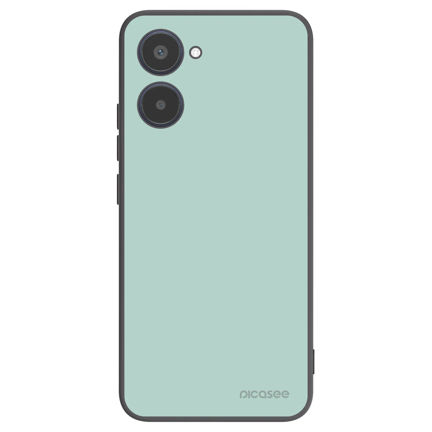 Picasee Μαύρη θήκη σιλικόνης για Realme 10 4G - Pastel Charm