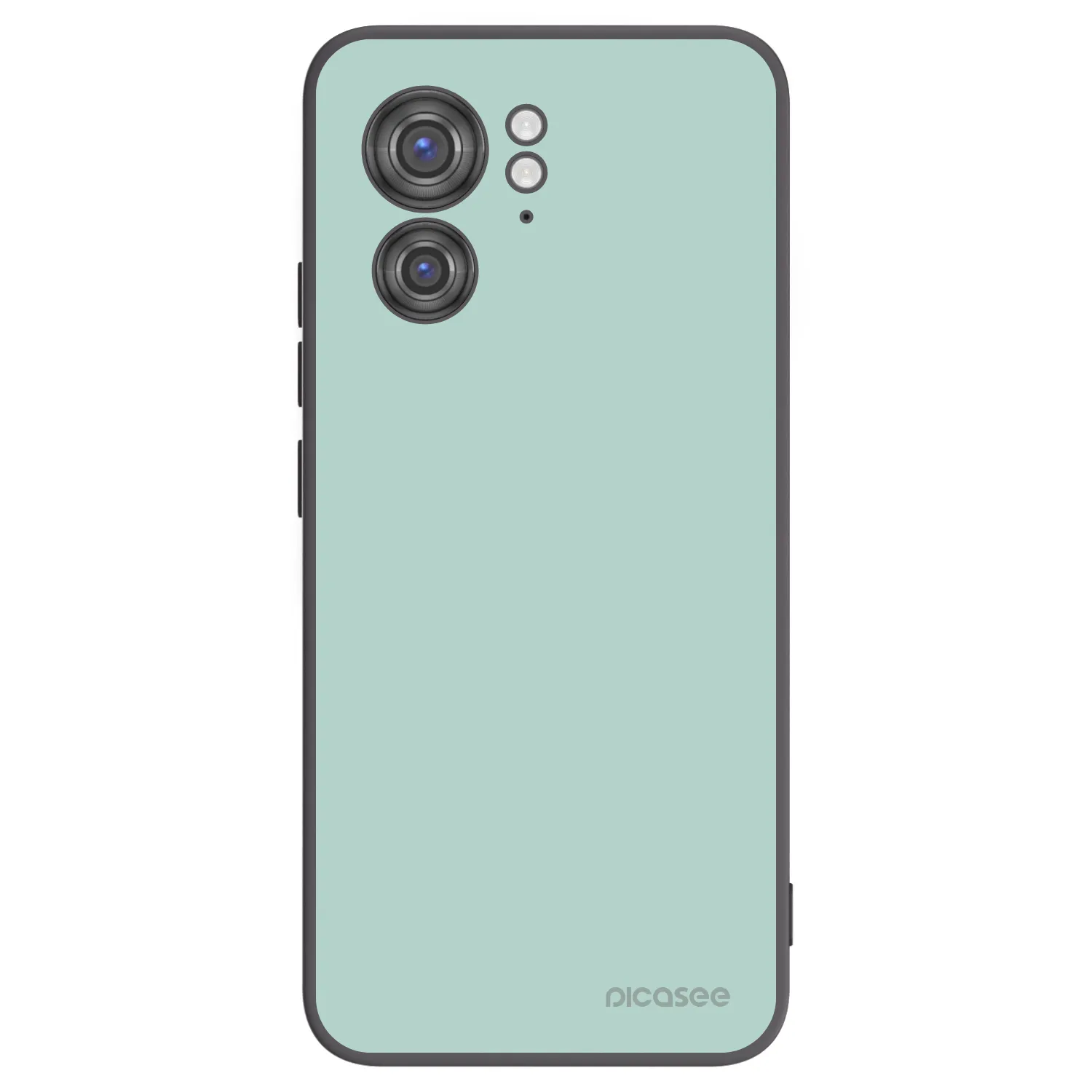 Picasee Μαύρη θήκη σιλικόνης για Motorola Edge 40 - Pastel Charm