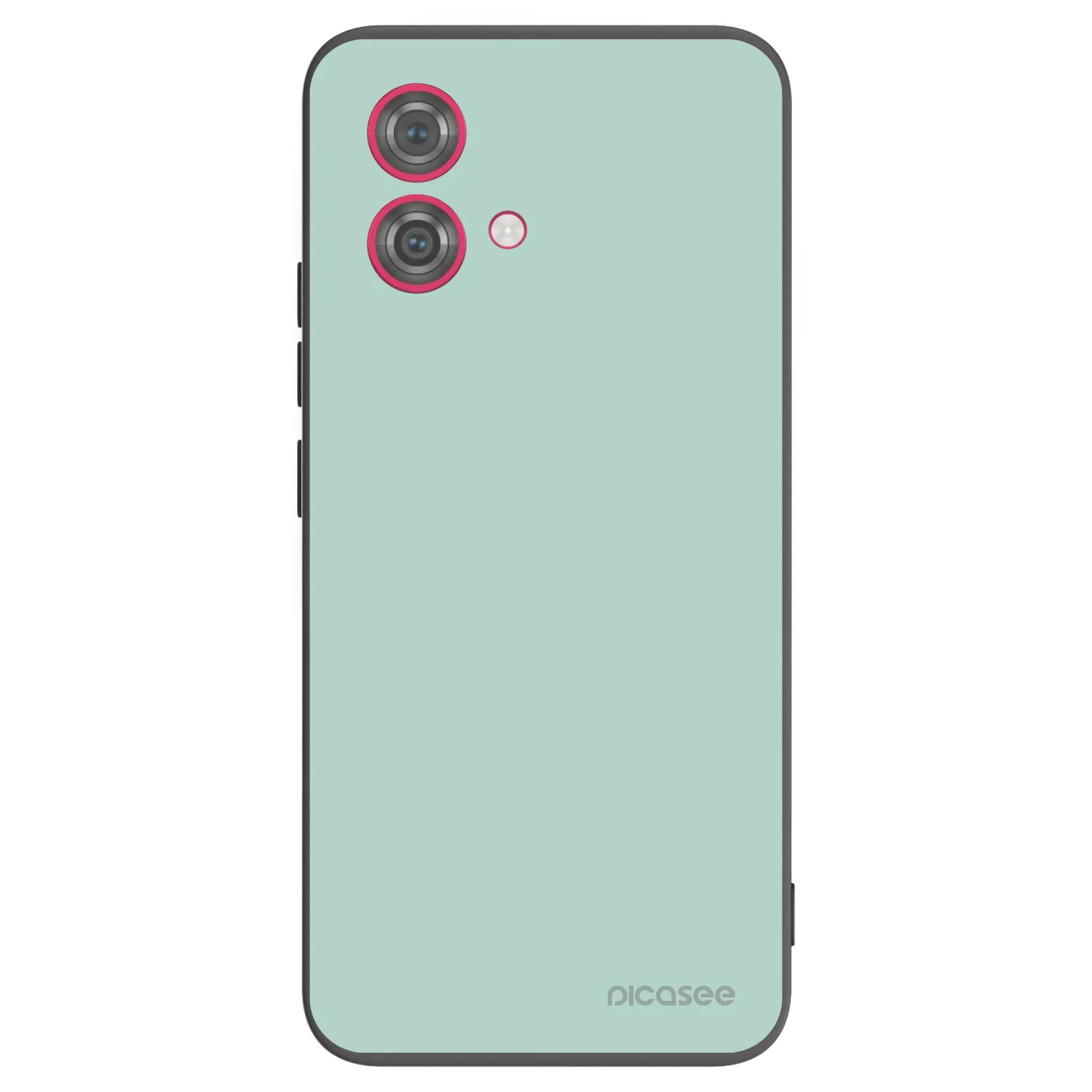 Picasee Μαύρη θήκη σιλικόνης για Motorola Moto G84 5G - Pastel Charm