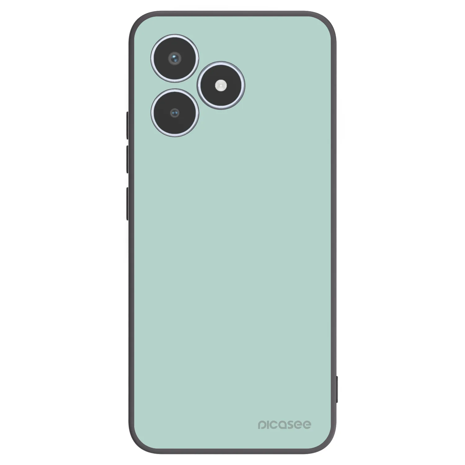 Picasee Μαύρη θήκη σιλικόνης για Realme C53 - Pastel Charm