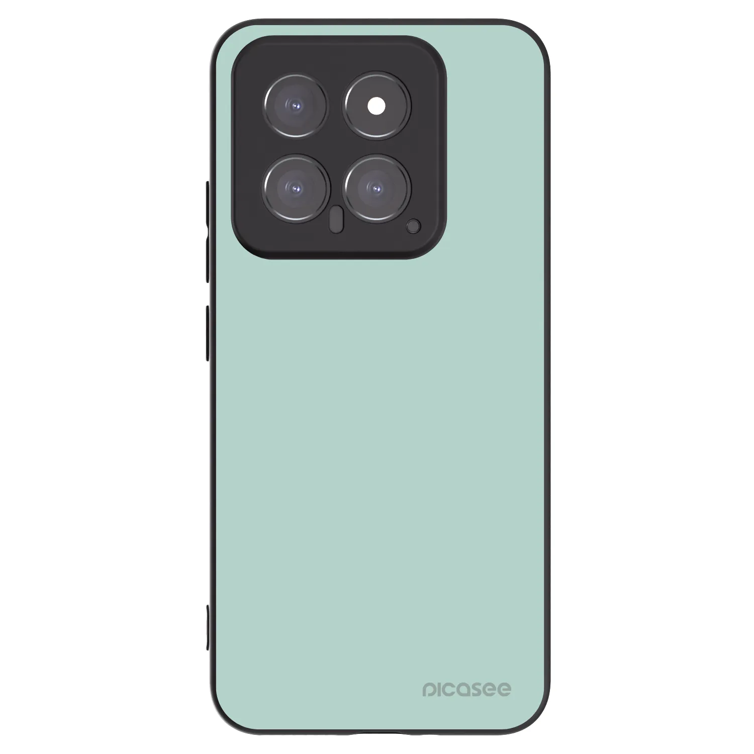 Picasee Μαύρη θήκη σιλικόνης για Xiaomi 14 - Pastel Charm