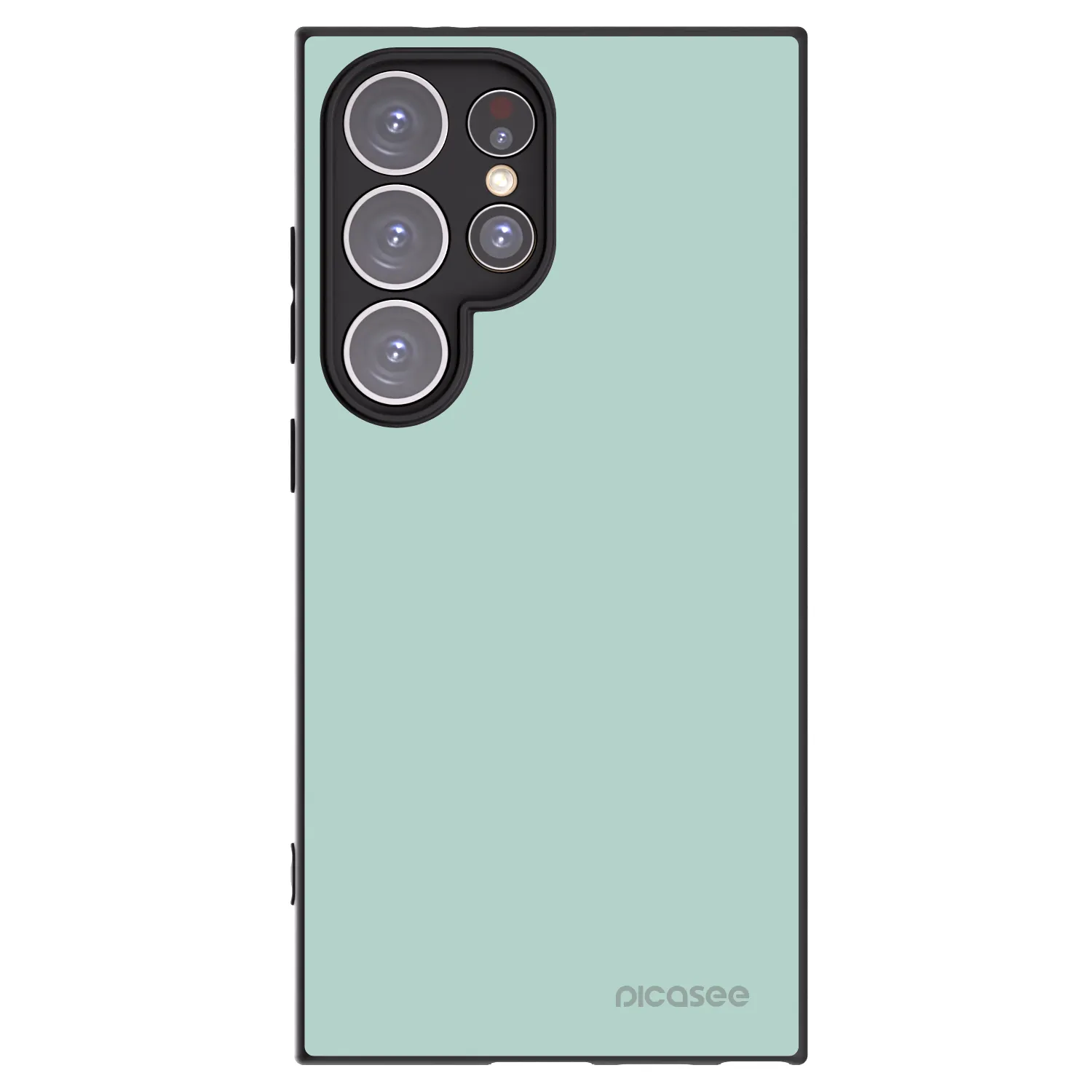 Picasee Μαύρη θήκη σιλικόνης για Samsung Galaxy S24 Ultra S928B 5G - Pastel Charm
