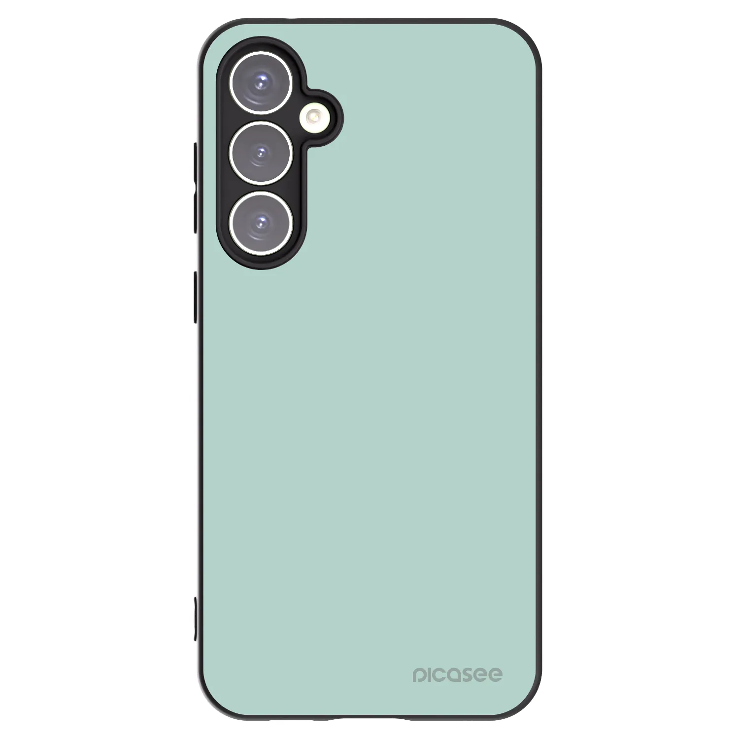 Picasee Μαύρη θήκη σιλικόνης για Samsung Galaxy S23 FE S711B - Pastel Charm