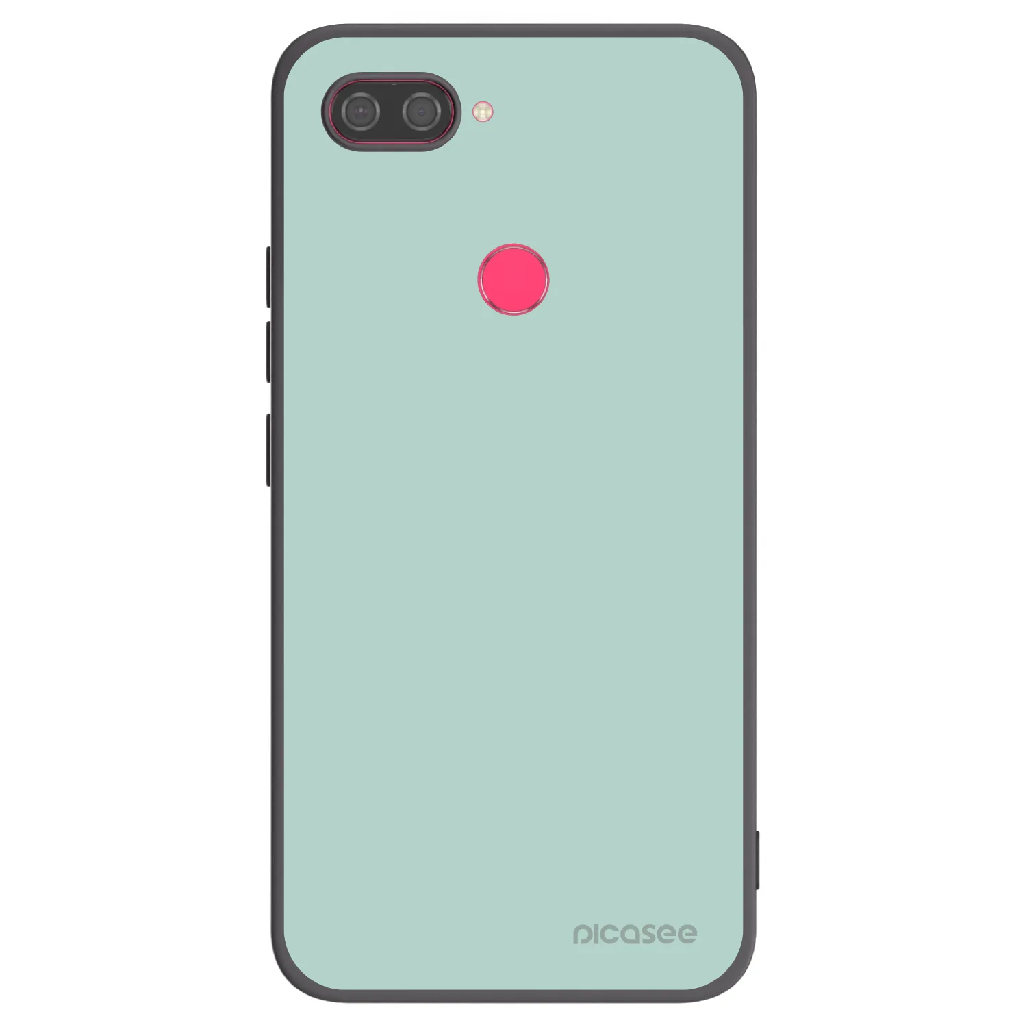 Picasee Μαύρη θήκη σιλικόνης για Xiaomi Mi 8 Lite - Pastel Charm