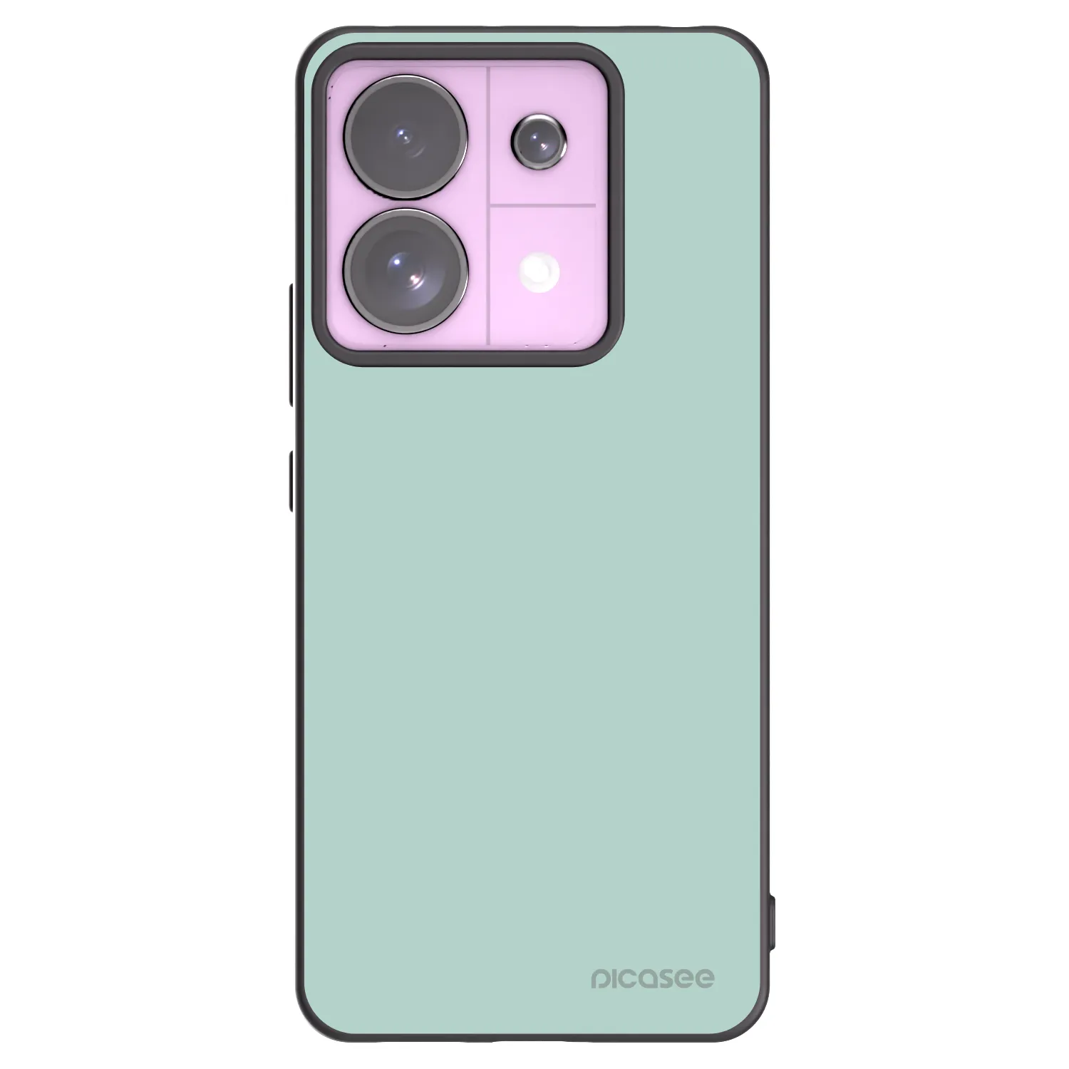 Picasee Μαύρη θήκη σιλικόνης για Xiaomi Redmi Note 13 Pro 5G - Pastel Charm