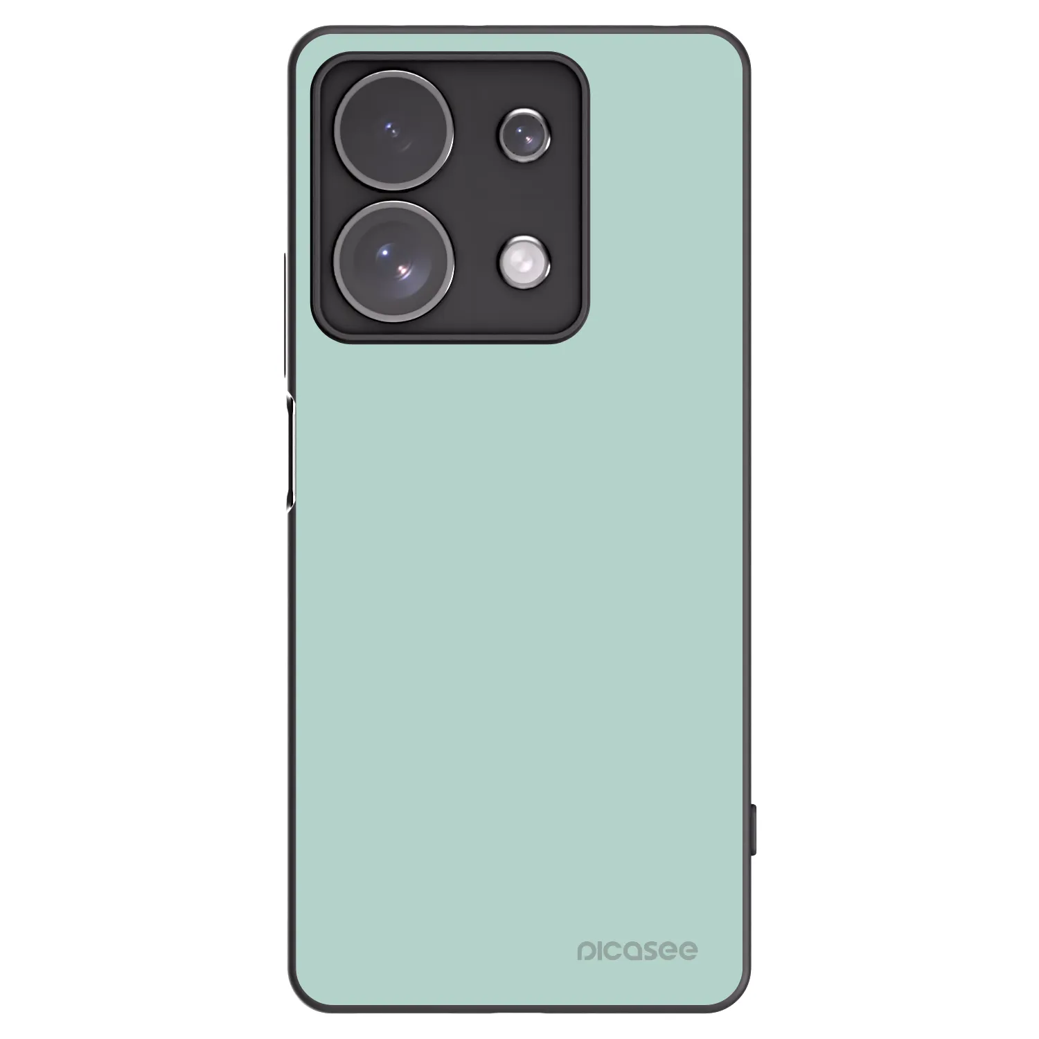 Picasee Μαύρη θήκη σιλικόνης για Xiaomi Redmi Note 13 Pro 4G - Pastel Charm