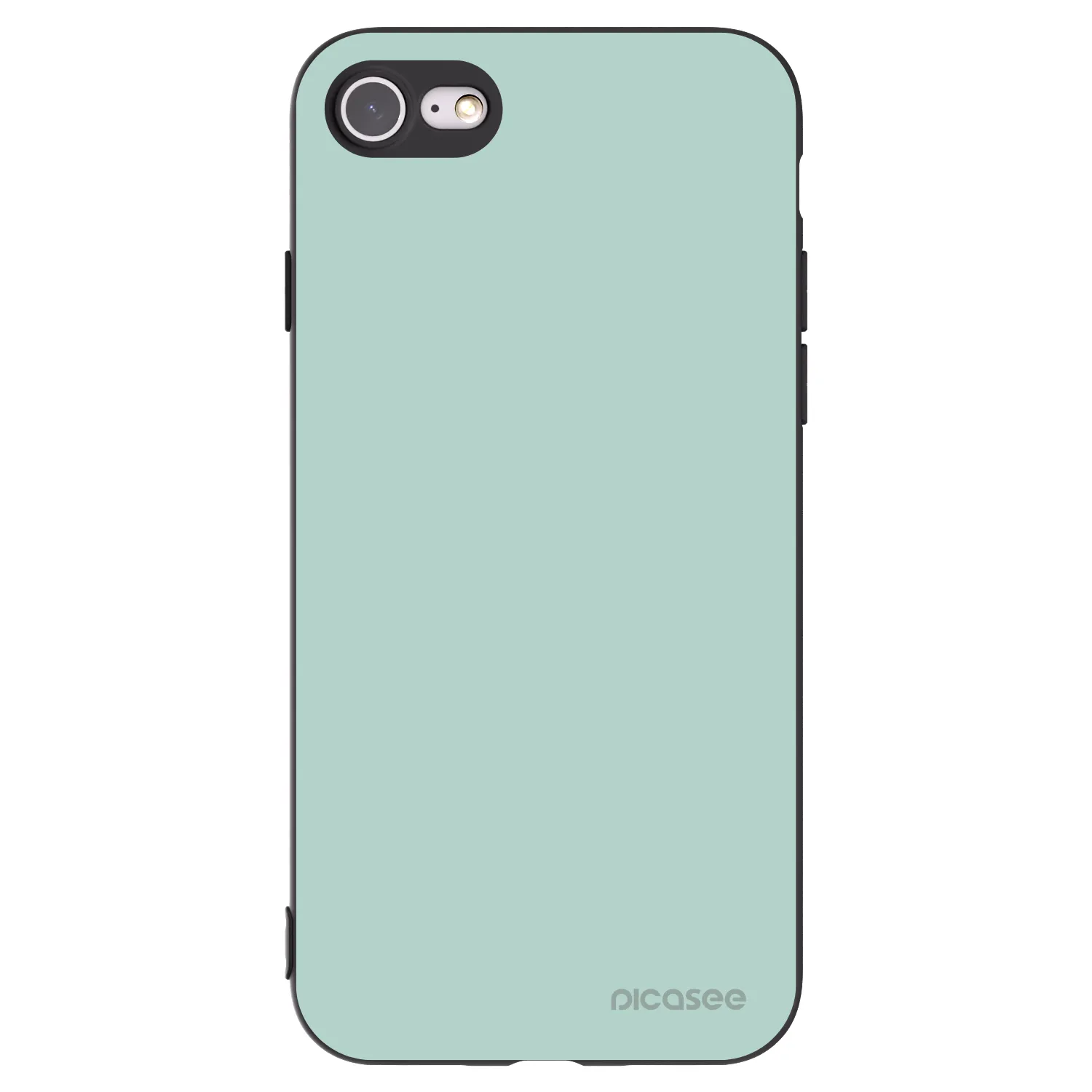 Picasee Μαύρη θήκη σιλικόνης για Apple iPhone 8 - Pastel Charm