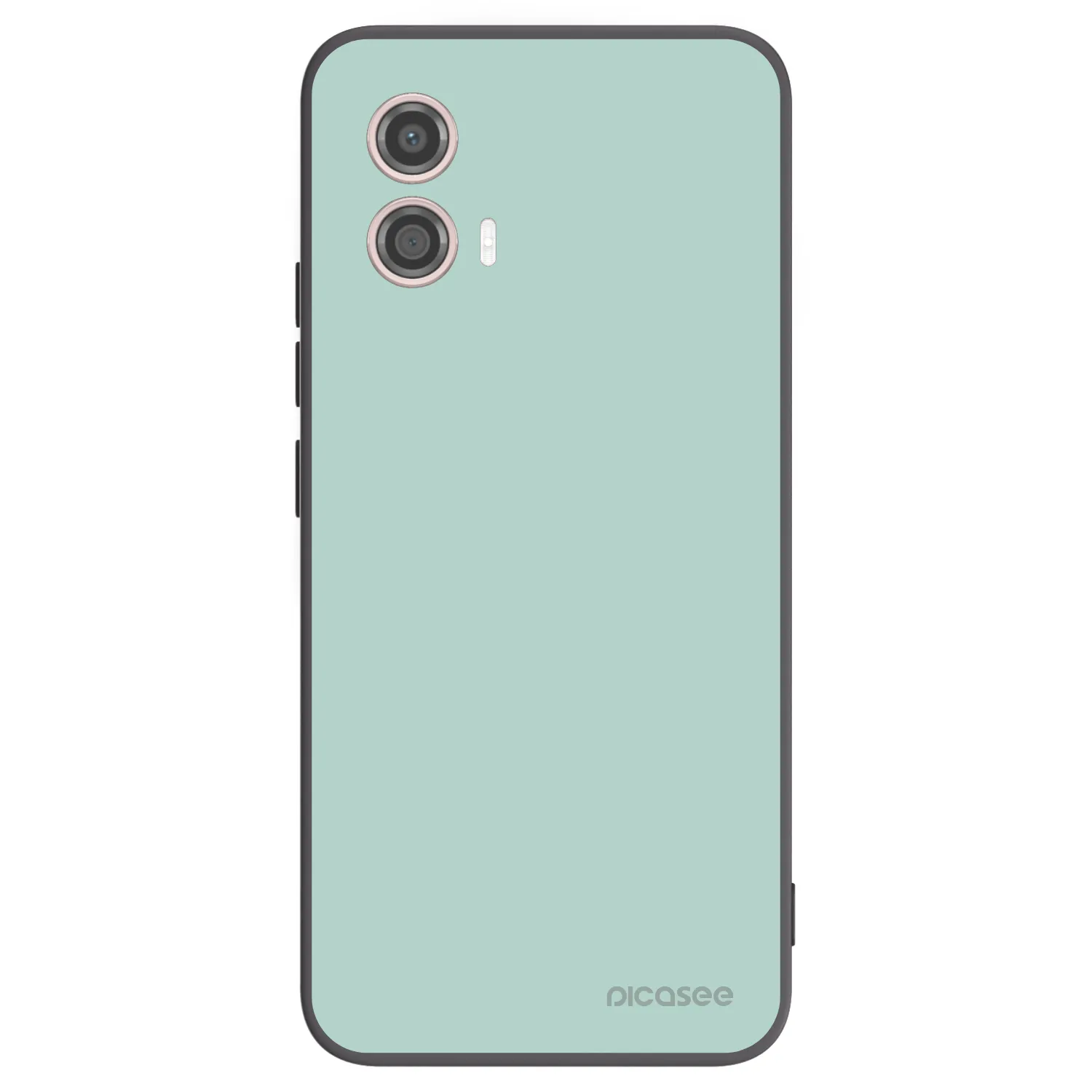 Picasee Μαύρη θήκη σιλικόνης για Motorola Moto G53 5G - Pastel Charm