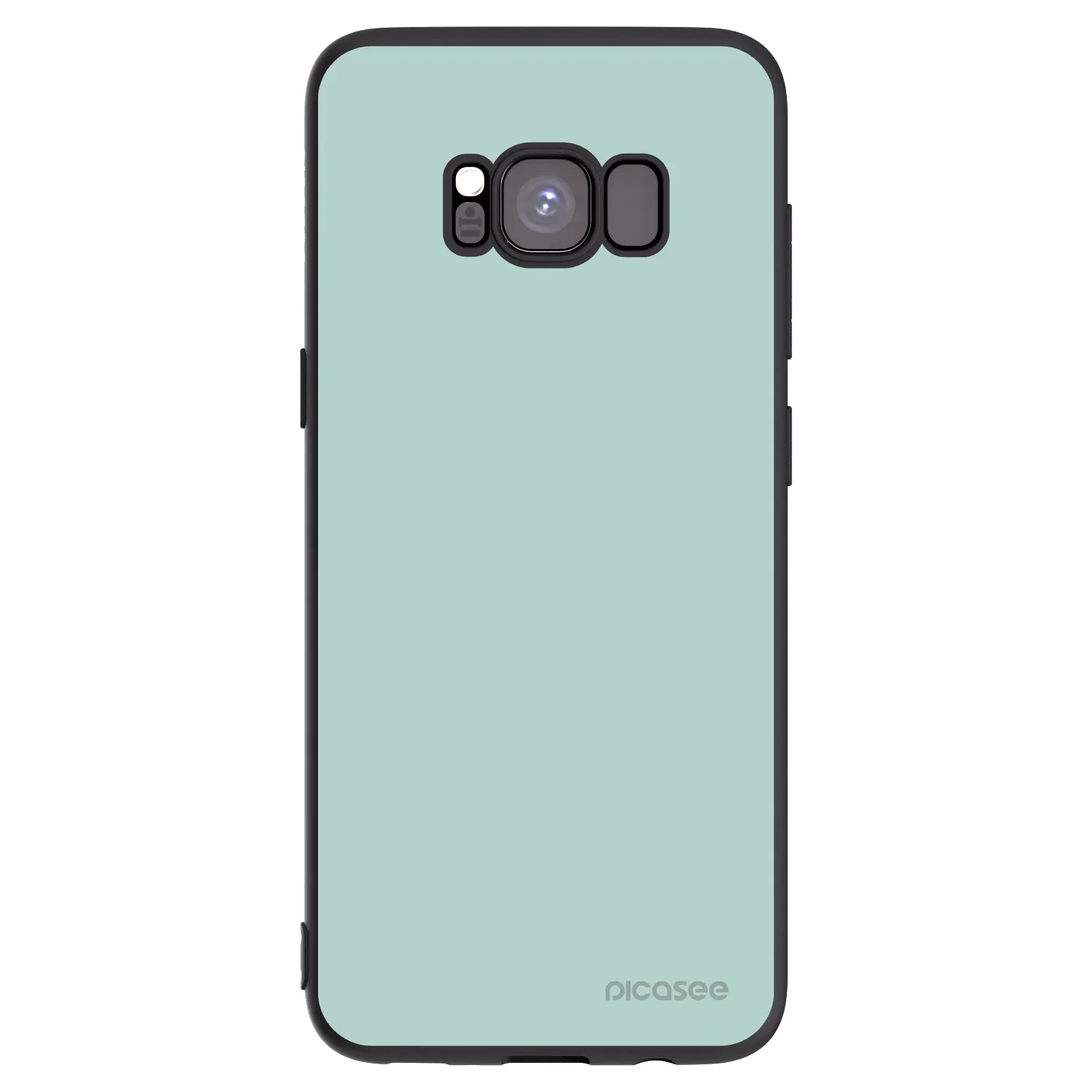Picasee Μαύρη θήκη σιλικόνης για Samsung Galaxy S8 G950F - Pastel Charm