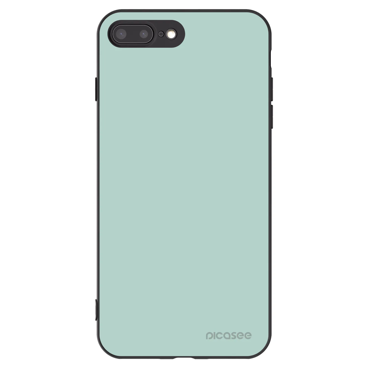 Picasee Μαύρη θήκη σιλικόνης για Apple iPhone 8 Plus - Pastel Charm