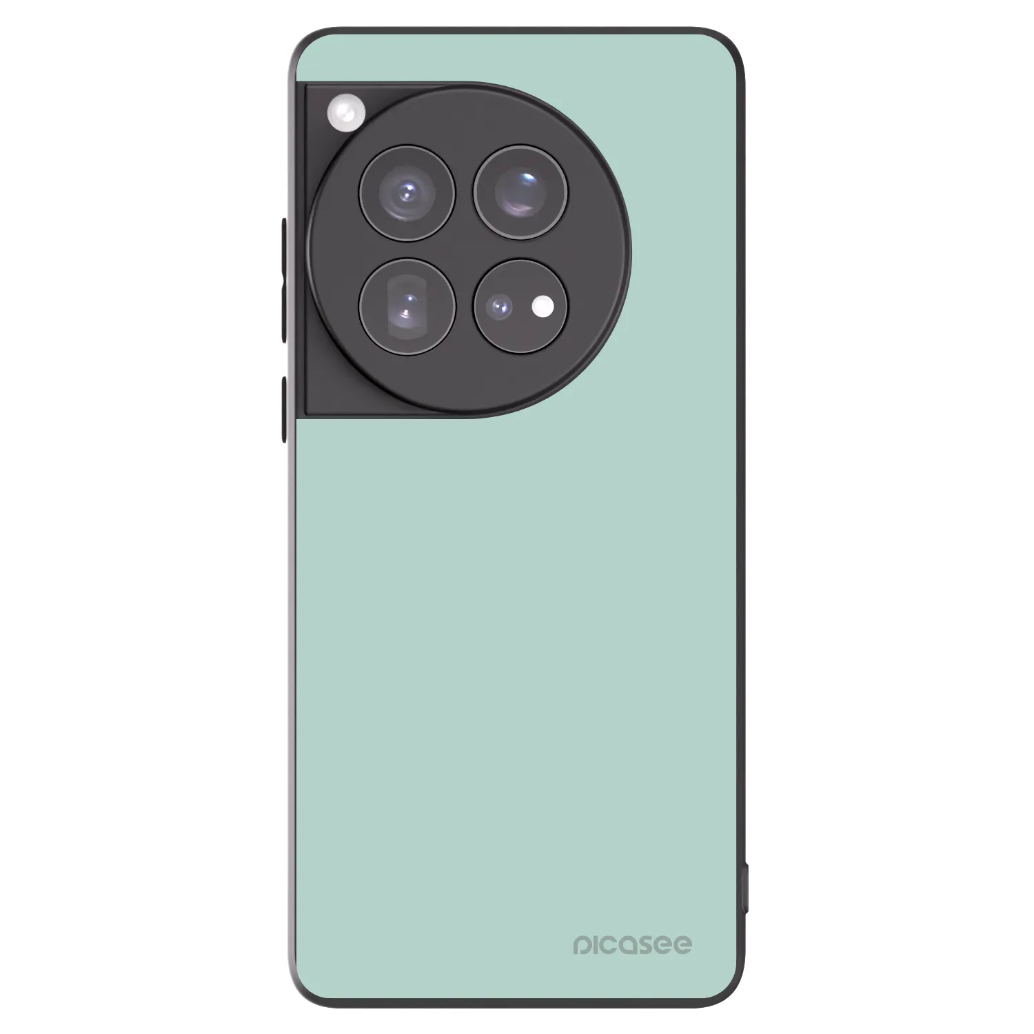 Picasee Μαύρη θήκη σιλικόνης για OnePlus 12 5G - Pastel Charm