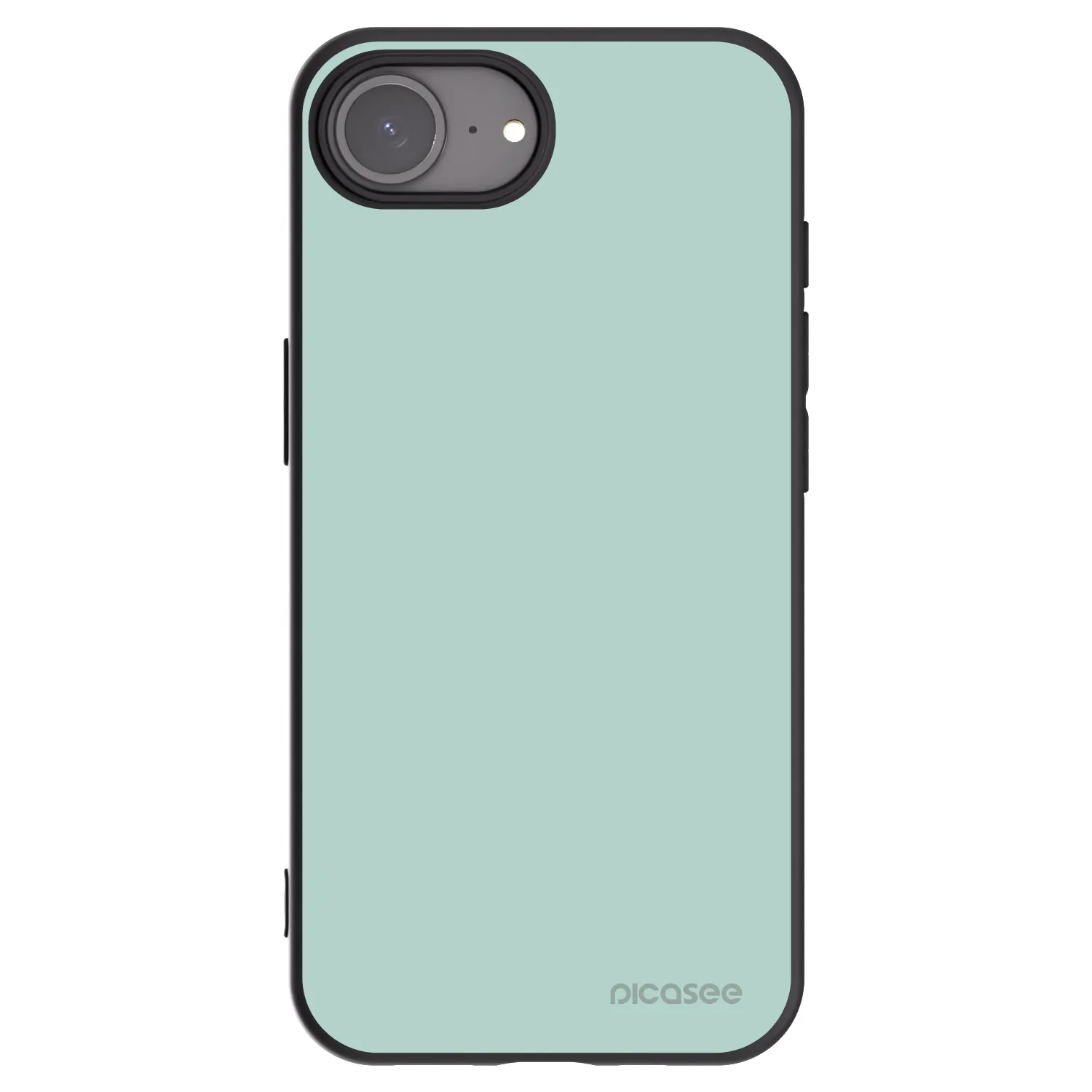 Picasee Μαύρη θήκη σιλικόνης για Apple iPhone 16e - Pastel Charm